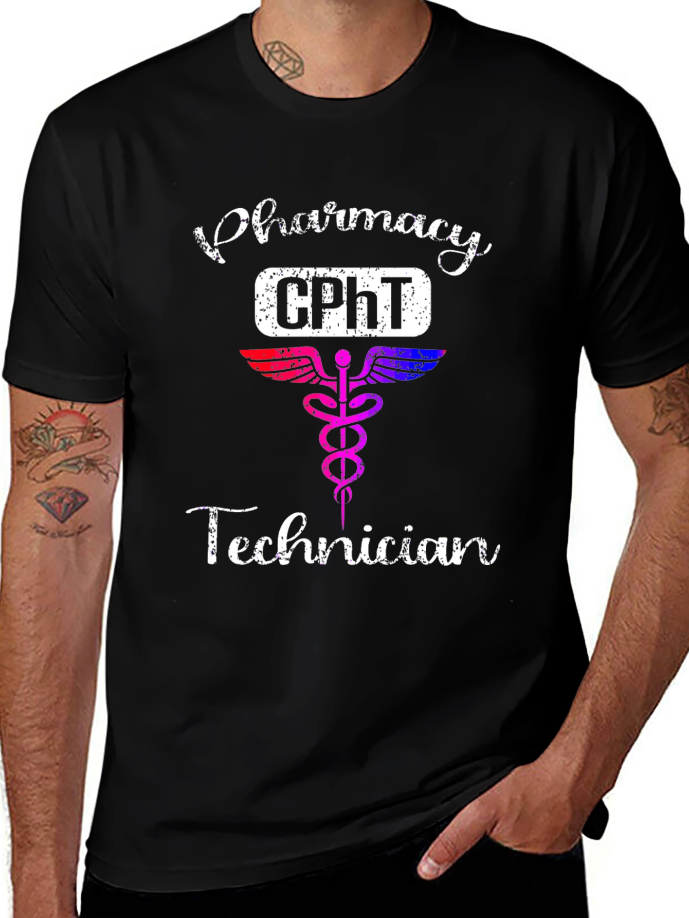 Pharmacy Technician T-Shirt, CPhT Design