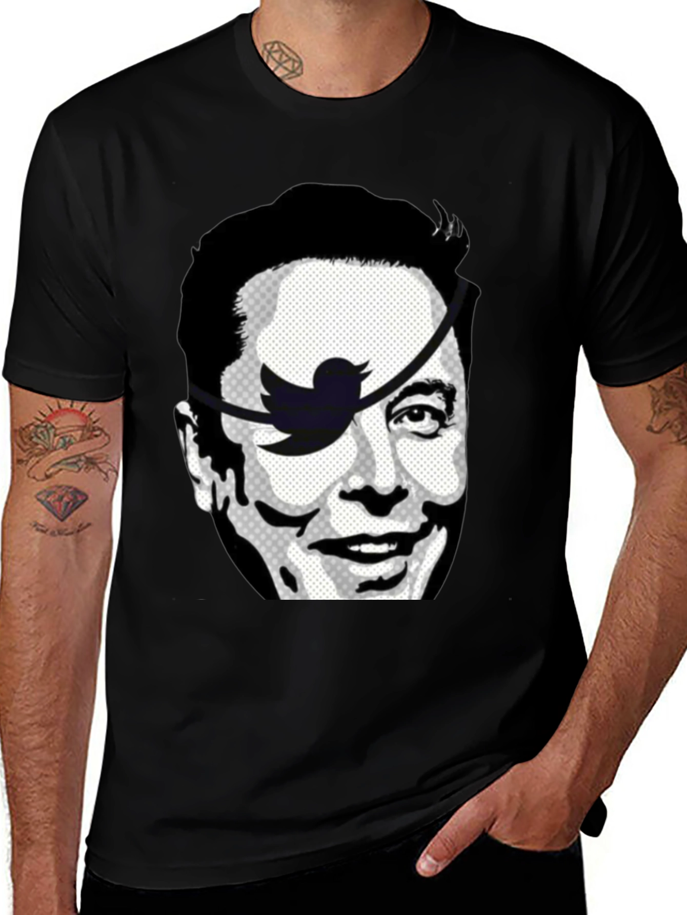 Variant 27 of Elon Musk Twitter Parody T-Shirt