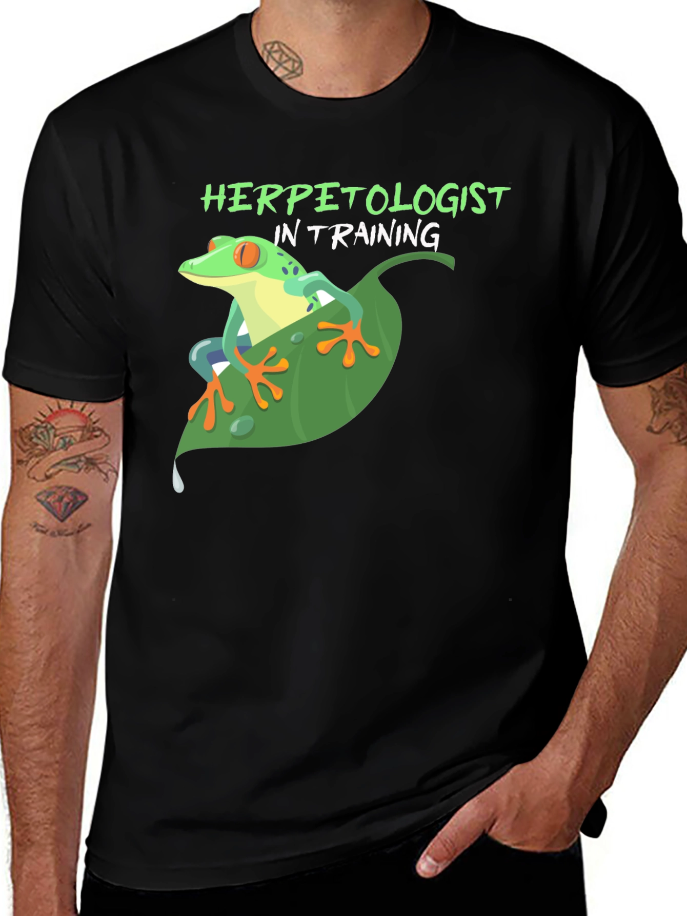 Variant 13 of Herpetologist In Training Frog T-Shirt