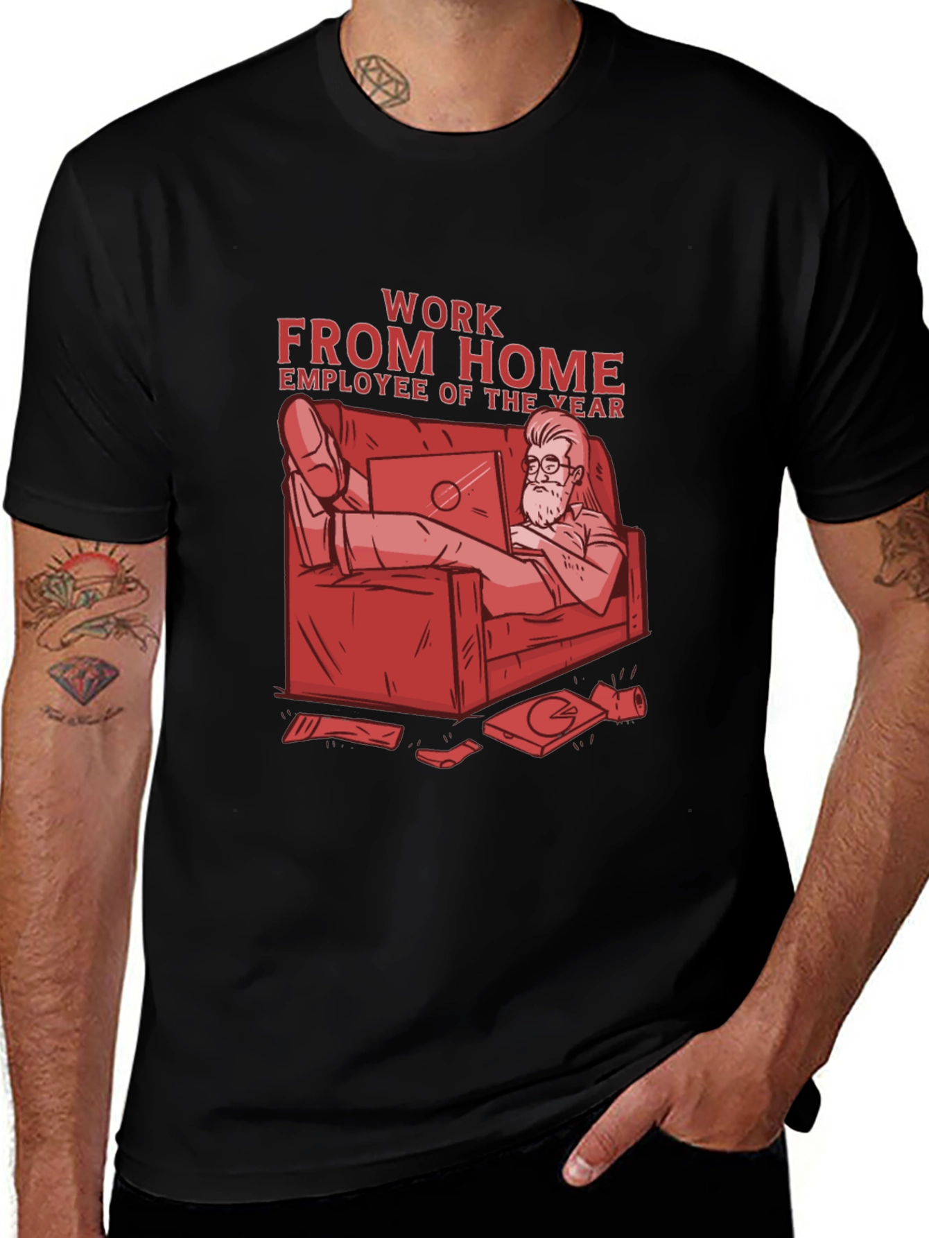 Variant 9 of Work From Home Employee T-Shirt