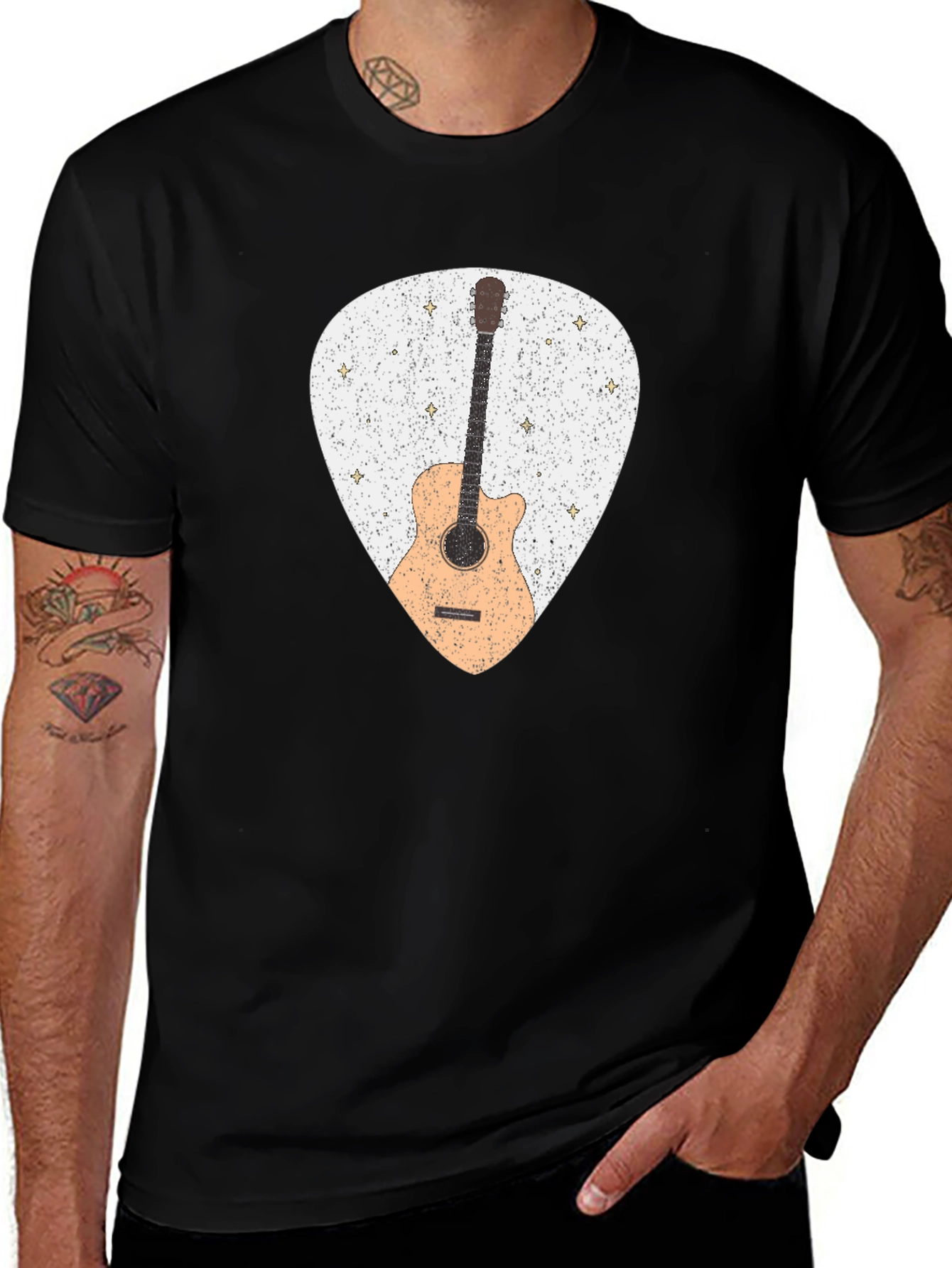 Variant 9 of Guitar Pick T-Shirt - Musician Style