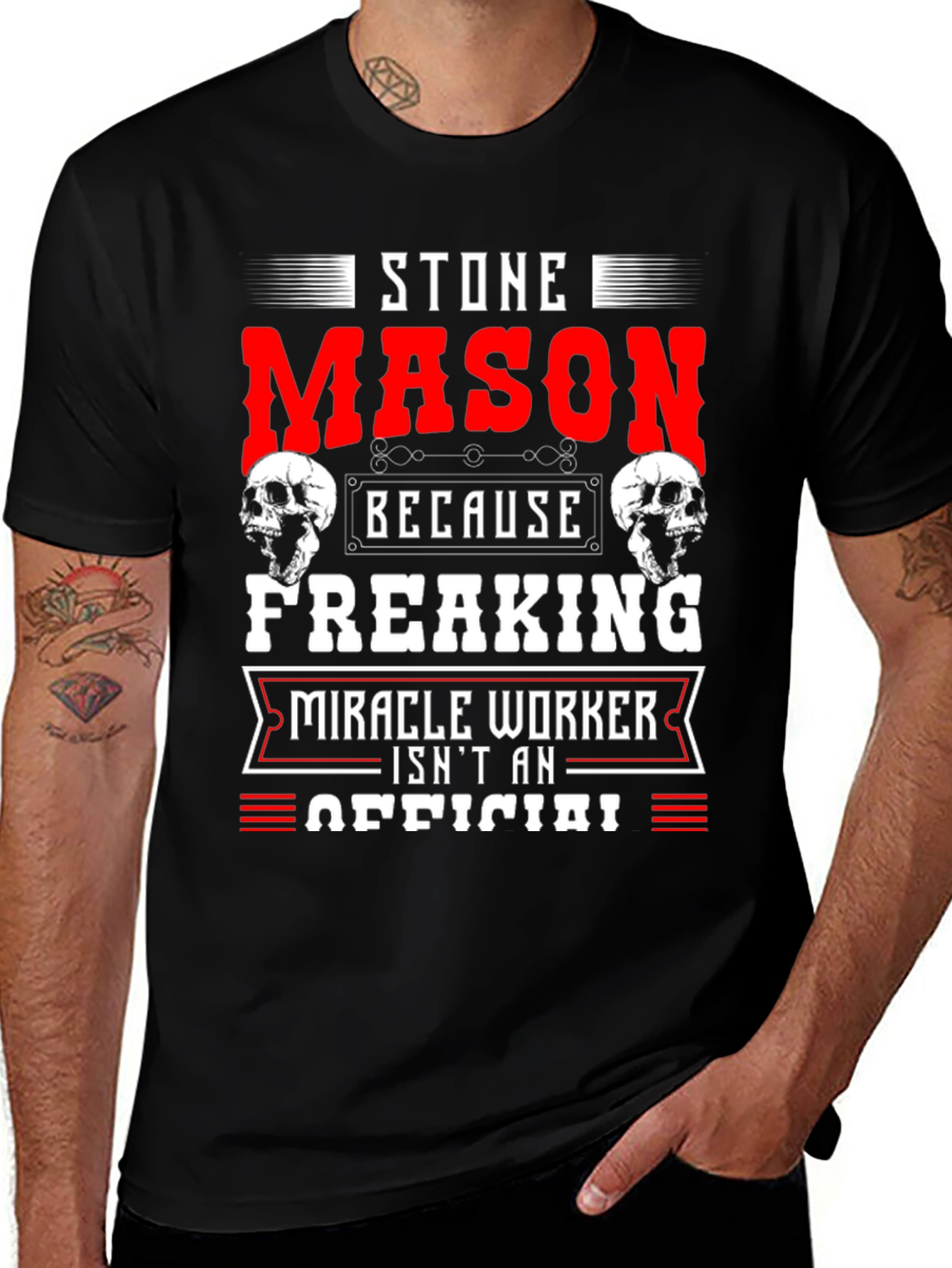 Variant 26 of Stone Mason Graphic T-Shirt