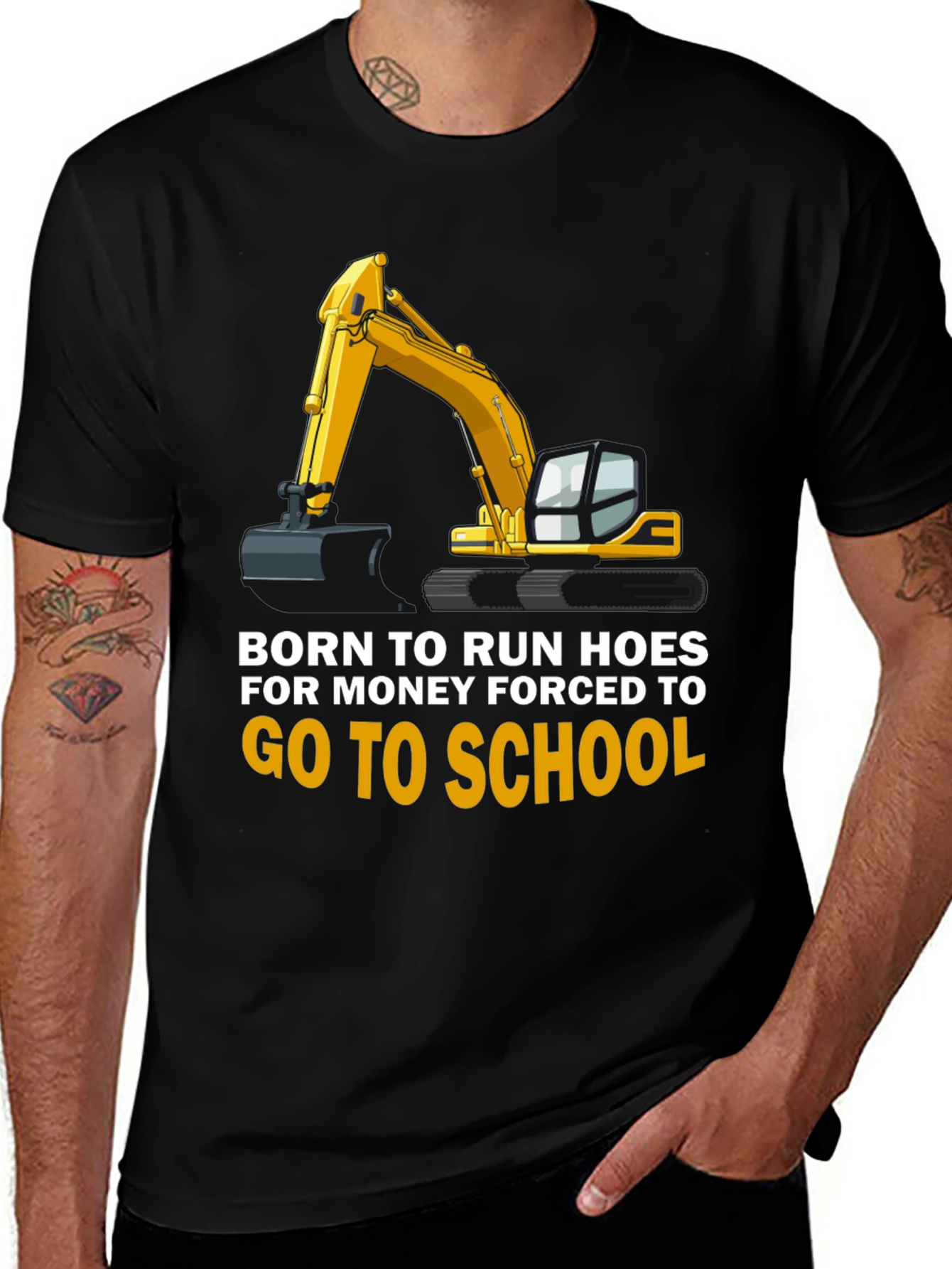 Variant 21 of Born to Run Hoes T-Shirt