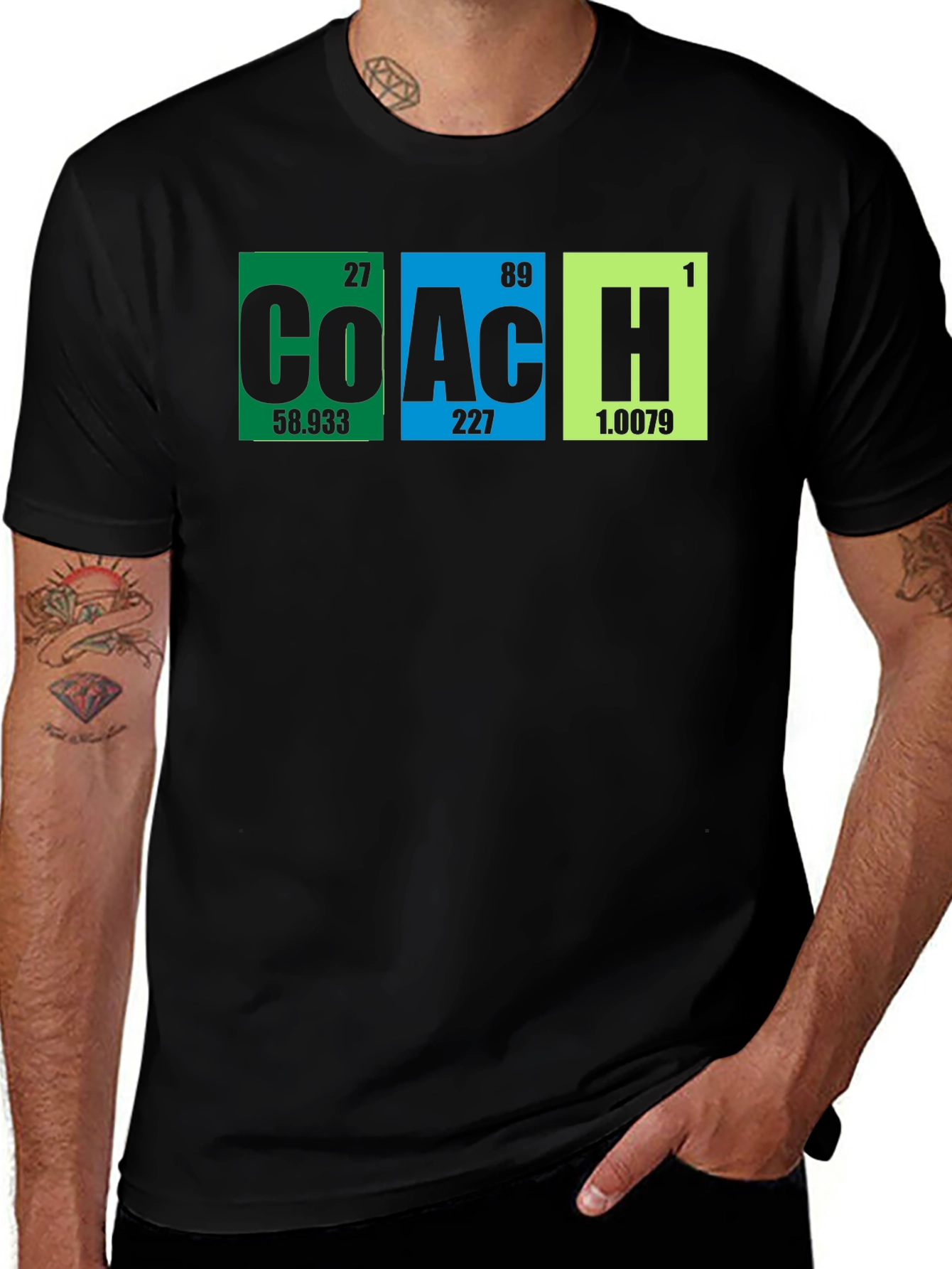 Periodic Table Coach Graphic T-Shirt