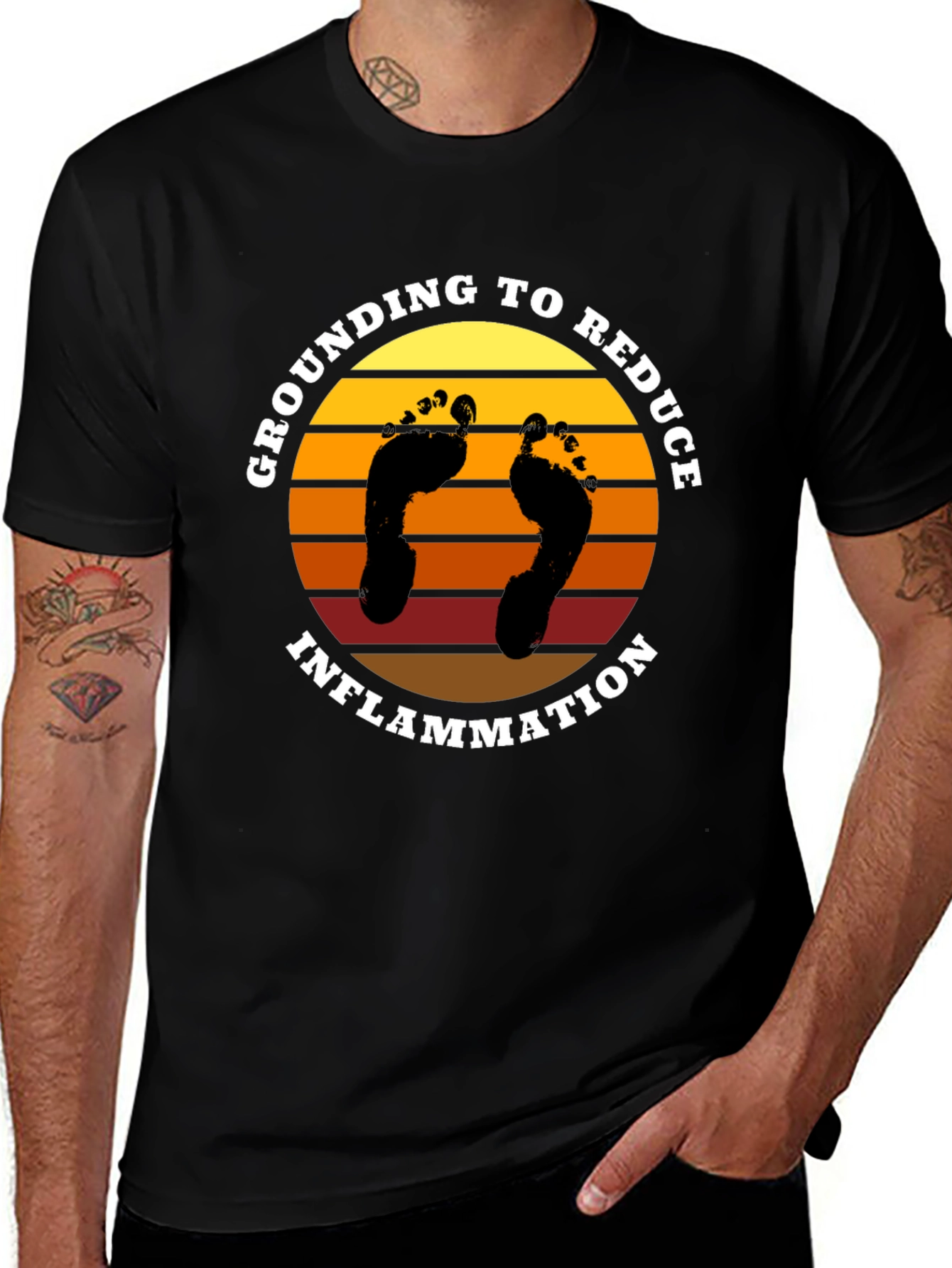 Variant 16 of Grounding to Reduce Inflammation T-Shirt