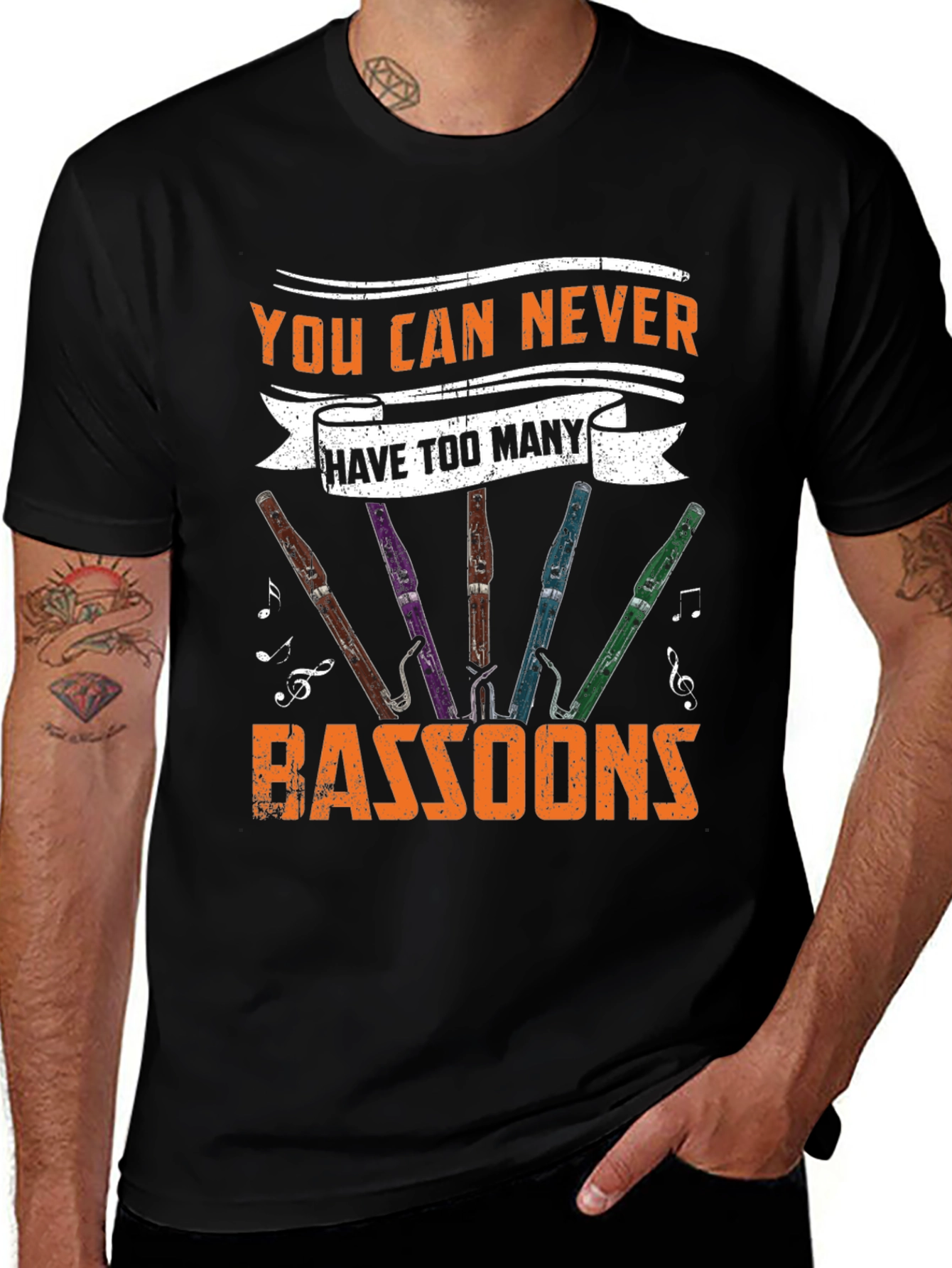 Variant 25 of Bassoon Lover T-Shirt - You Can Never Have Too Many