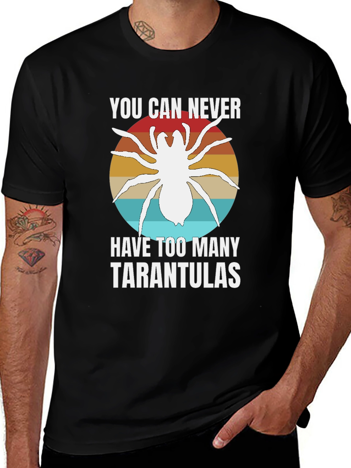 Variant 29 of Tarantula Lover Tee - You Can Never Have Too Many Spider T-Shirt
