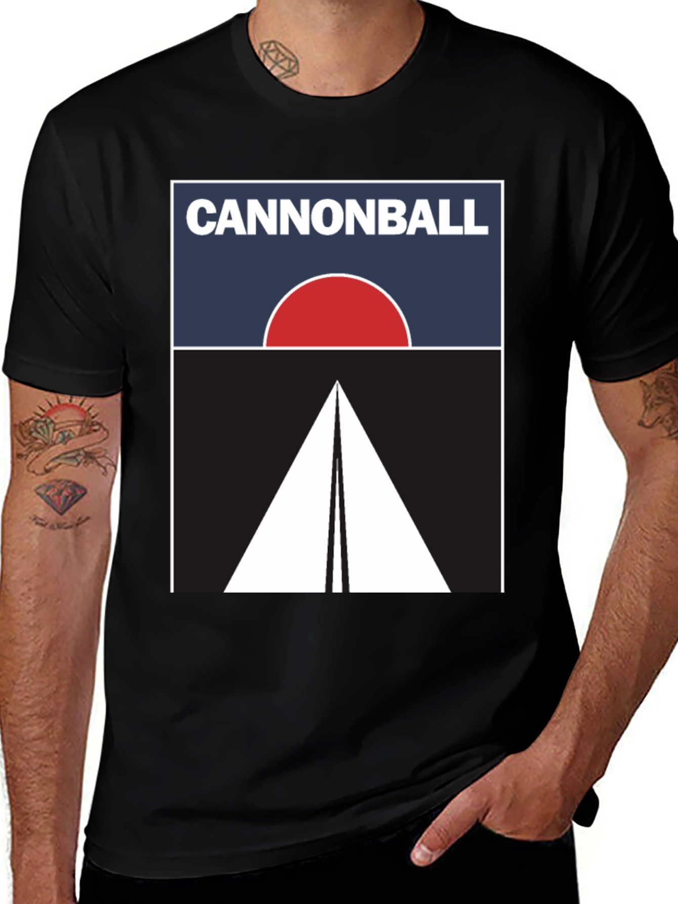 Variant 6 of Cannonball Run Graphic Tee - Retro Movie Inspired