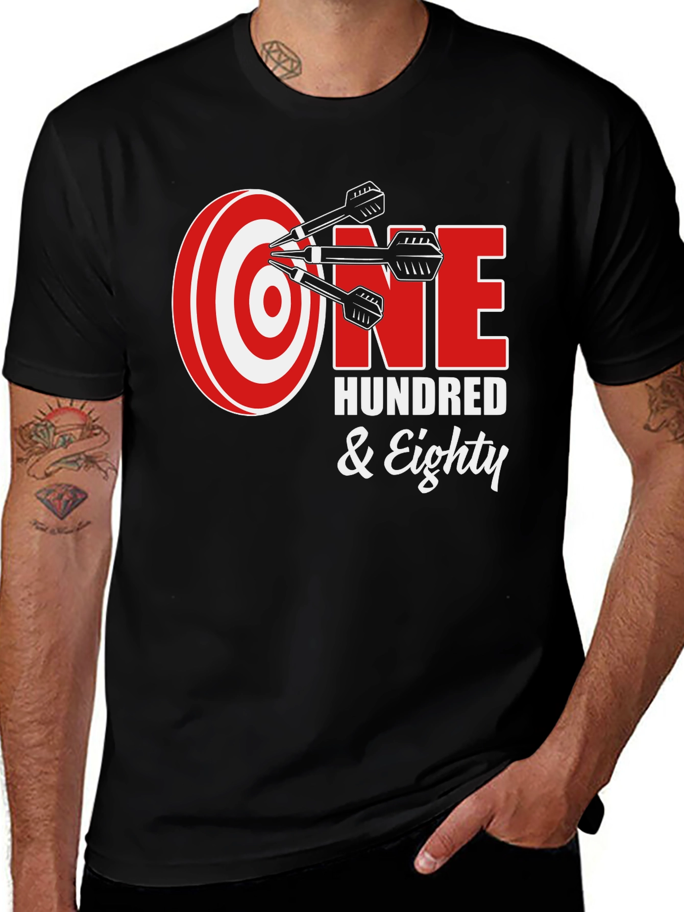 Variant 19 of One Hundred & Eighty Darts T-Shirt