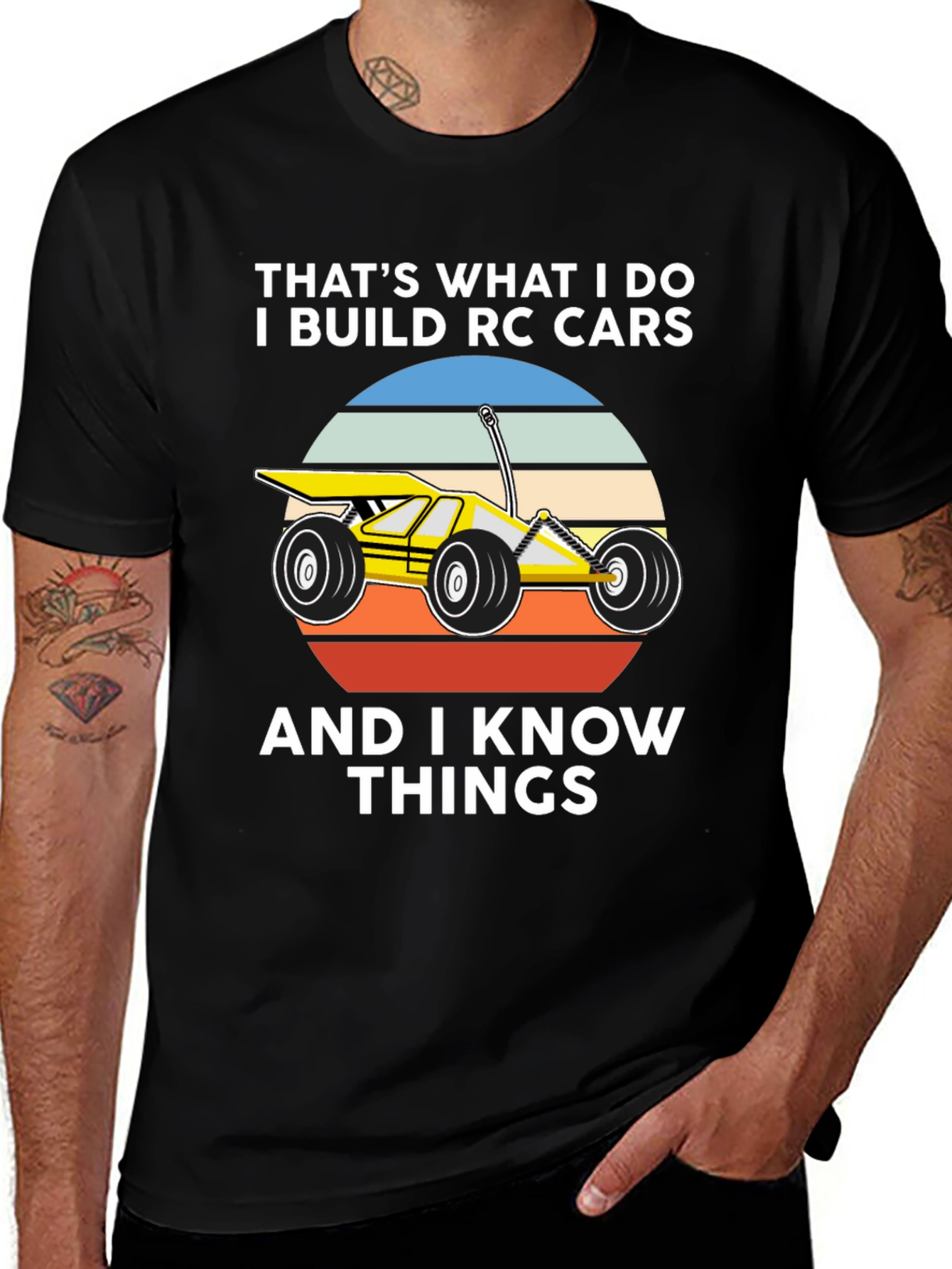 I Build RC Cars T-Shirt - Know Things Humor Tee