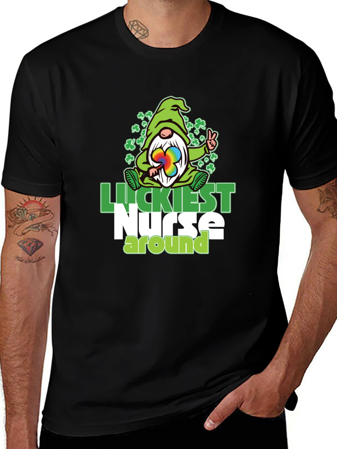 Luckiest Nurse Around T-Shirt St. Patrick's Day