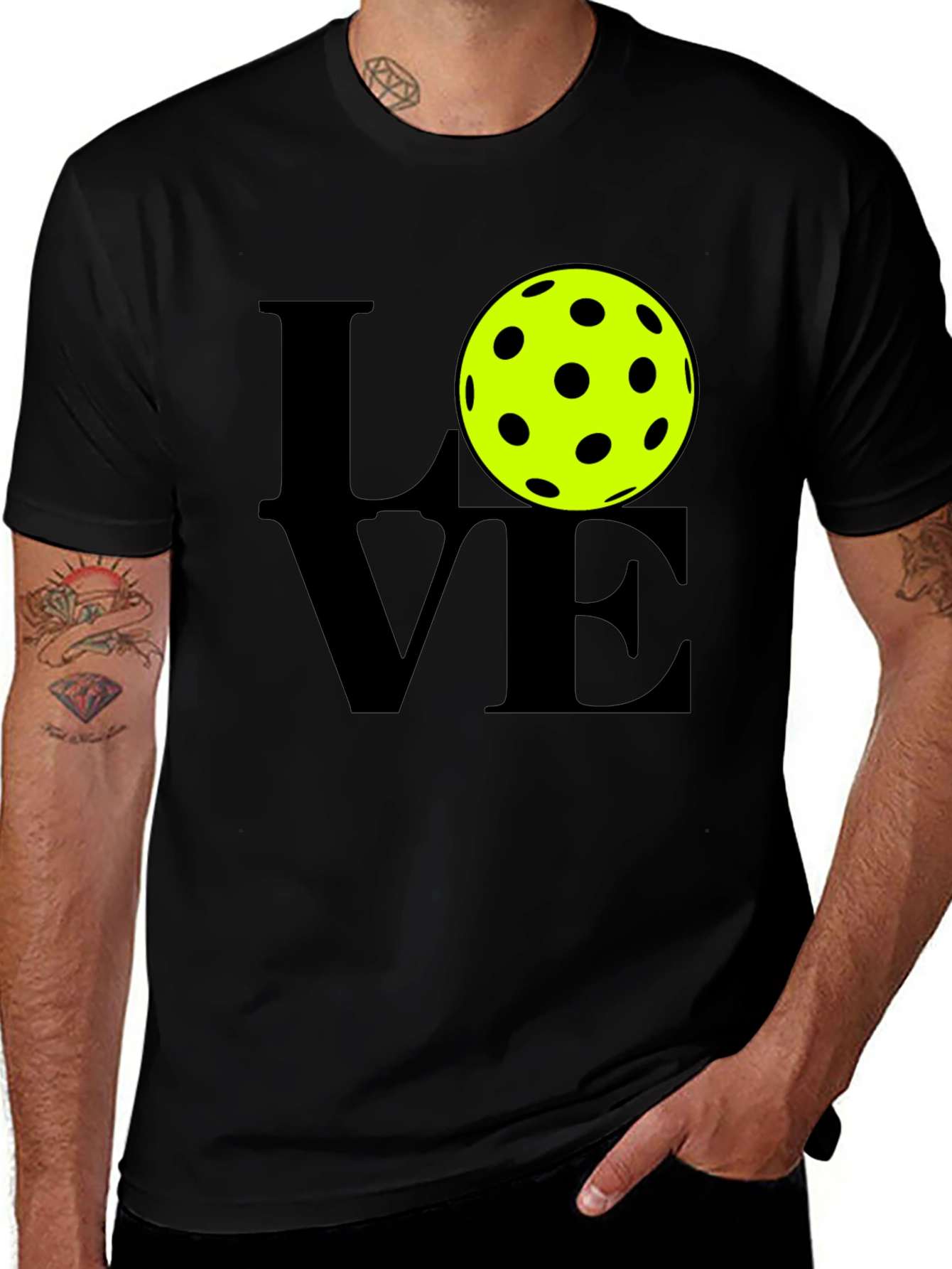Variant 23 of Love Pickleball T-Shirt - Sports Apparel