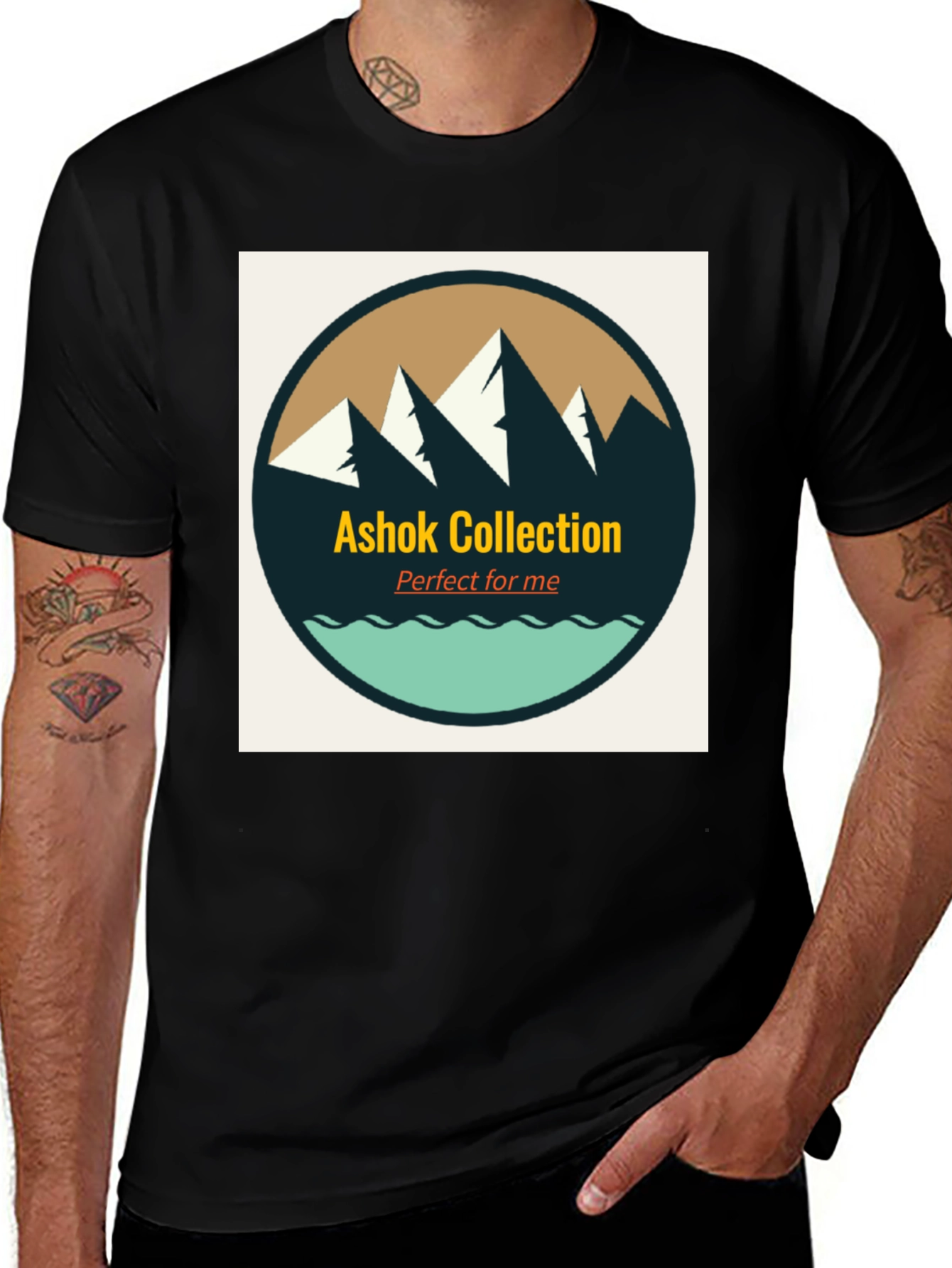 Ashok Collection Graphic Tee - Mountain Adventure