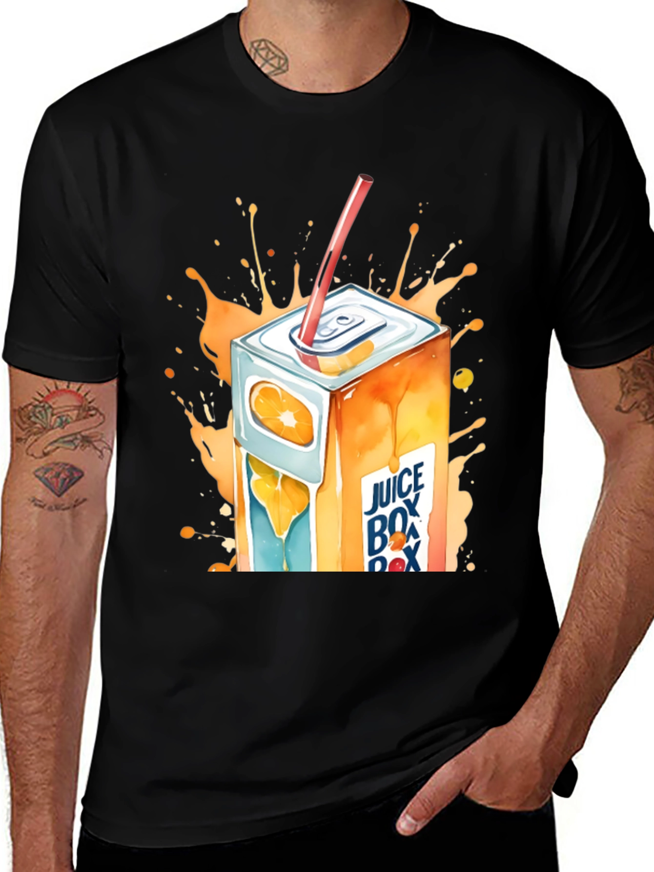 Variant 26 of Juice Box T-Shirt - Refreshing Graphic Tee