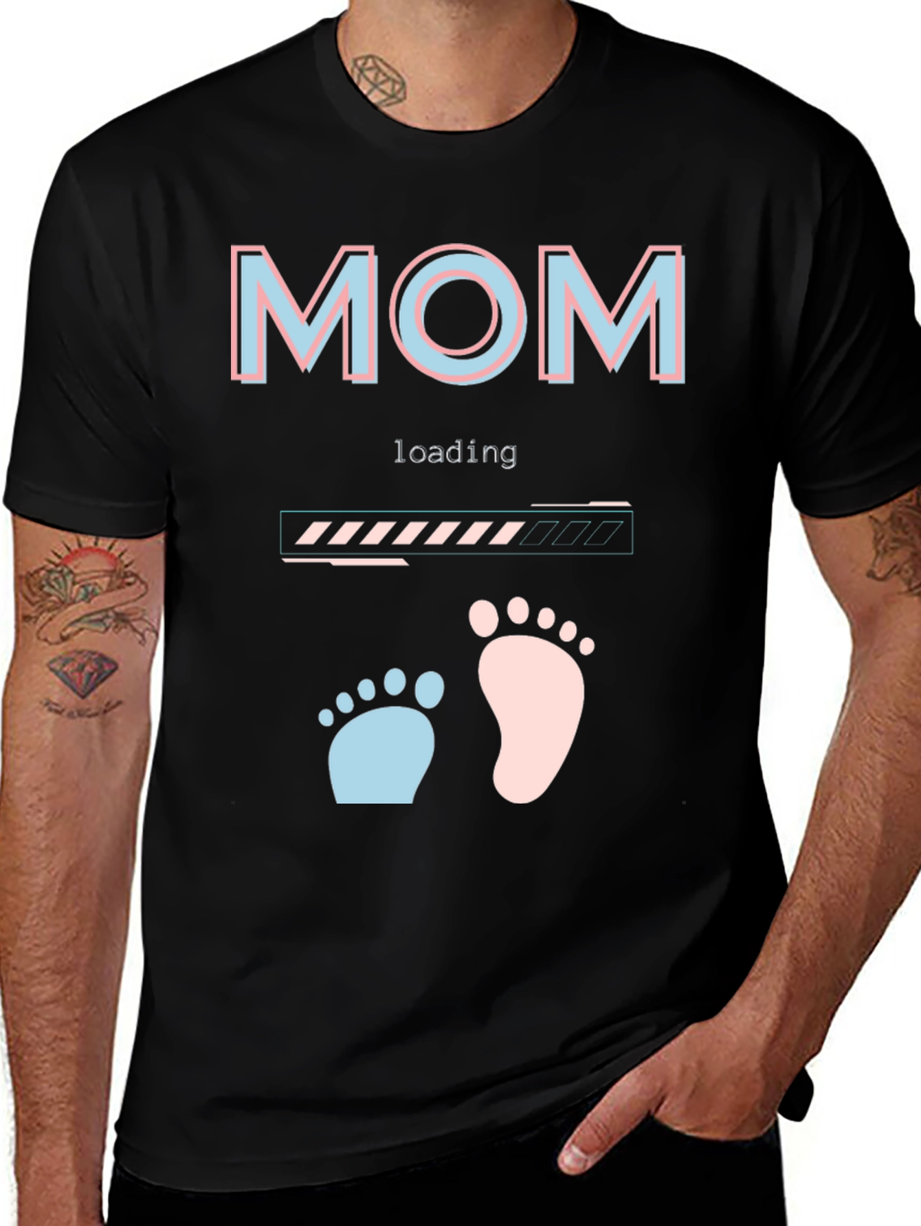 Mom Loading T-Shirt - Expecting Baby Gift