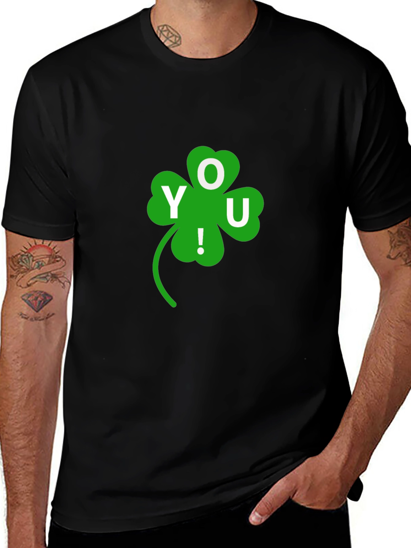 Variant 20 of Lucky You Shamrock T-Shirt - Black Clover Tee