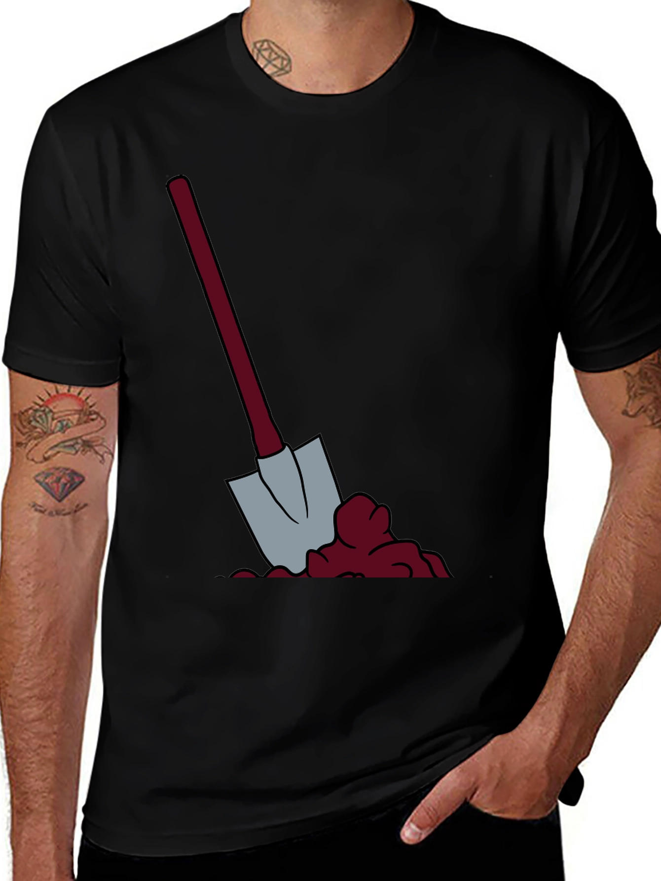 Variant 11 of Shovel Graphic Tee - Dig Into Style!
