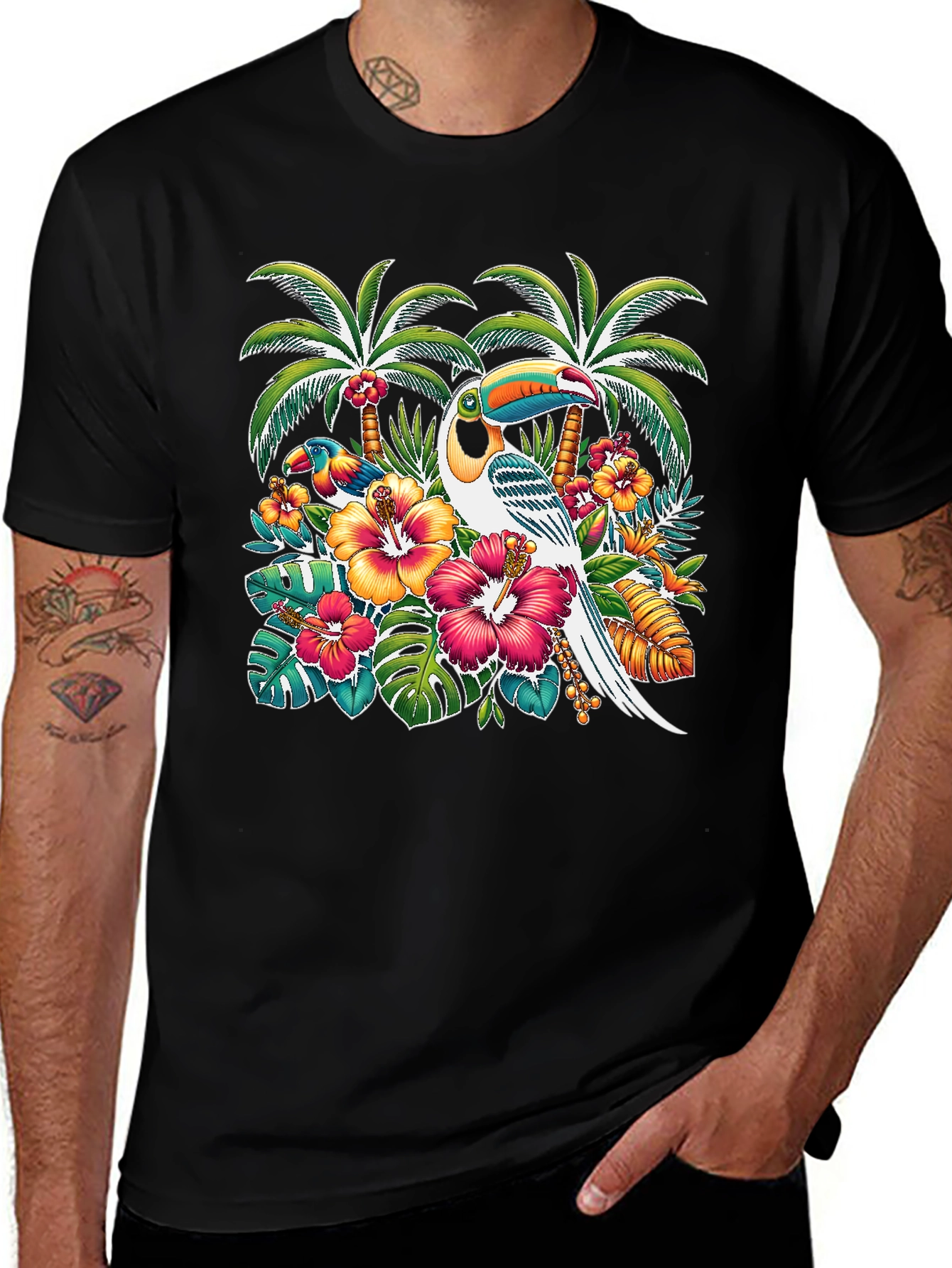 Variant 28 of Tropical Toucan Graphic T-Shirt