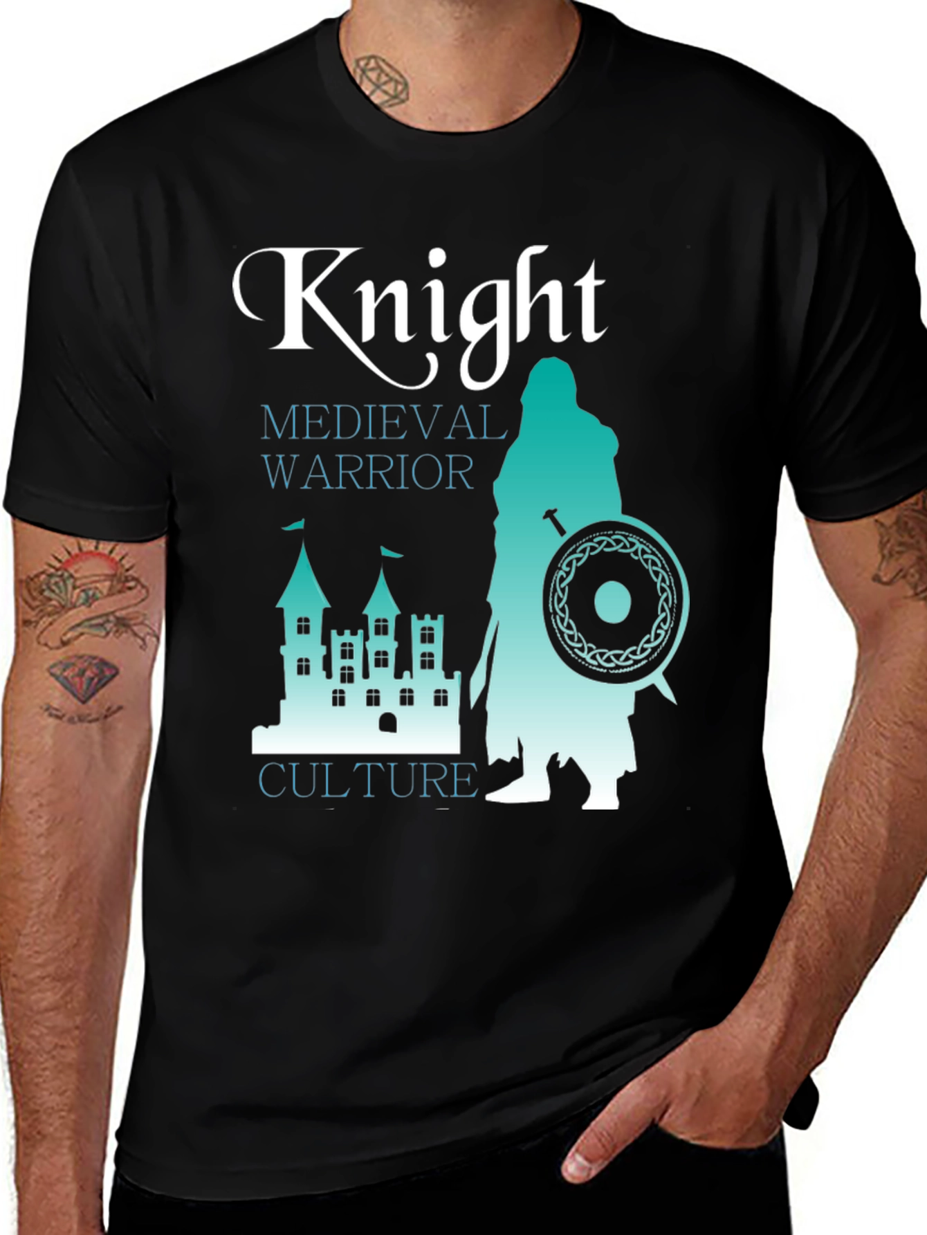 Variant 10 of Knight Medieval Warrior Culture T-Shirt