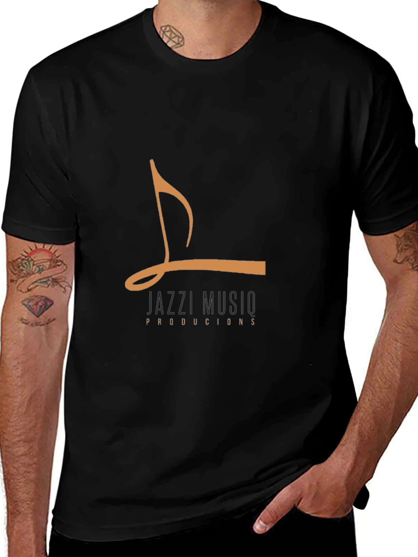 Variant 18 of Jazzi Musiq Productions Black Tee