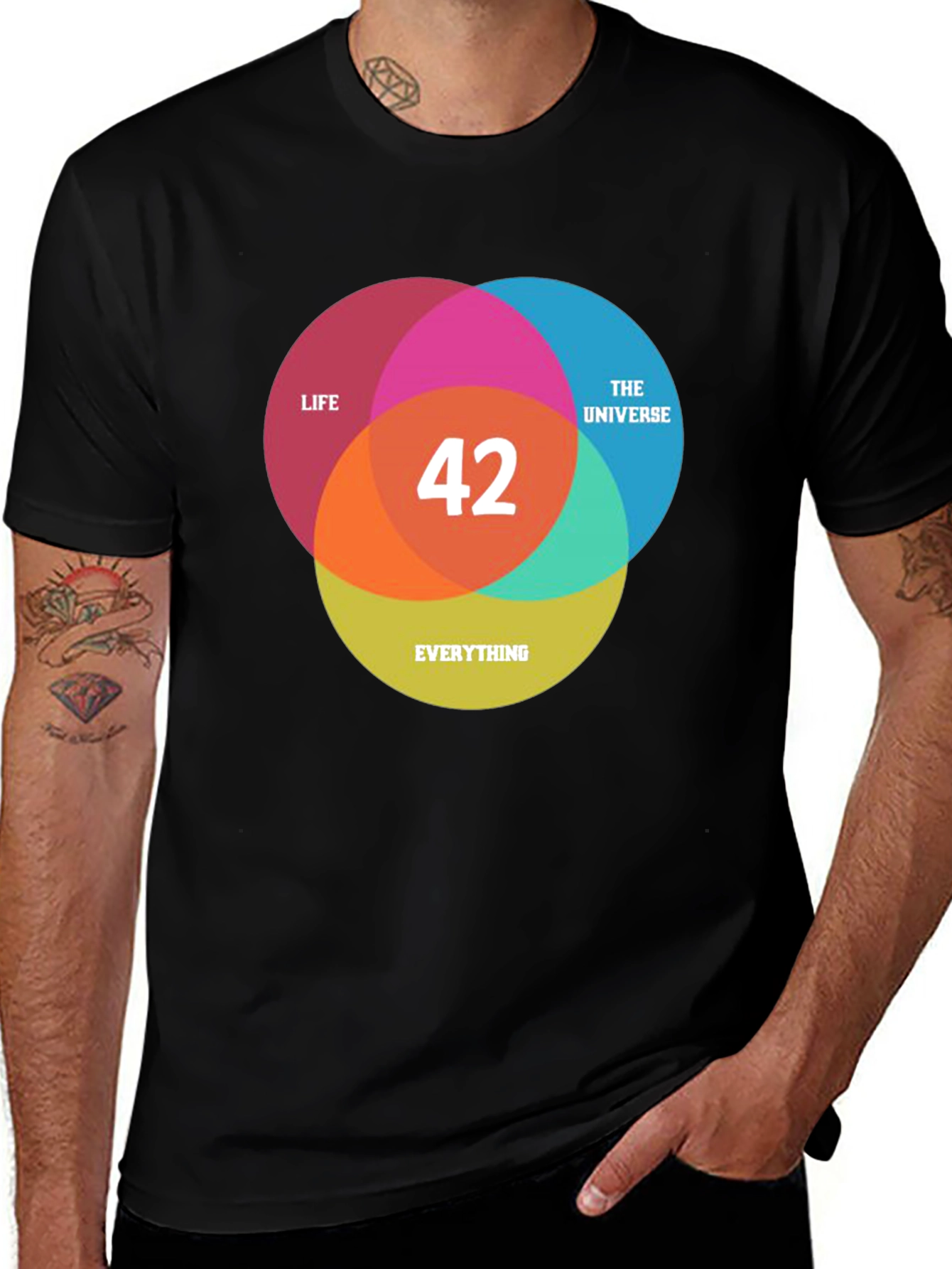 Life, Universe, & Everything T-Shirt - Answer is 42!