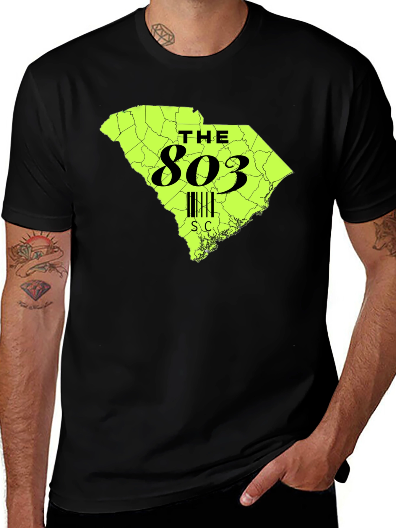 South Carolina 803 Area Code T-Shirt