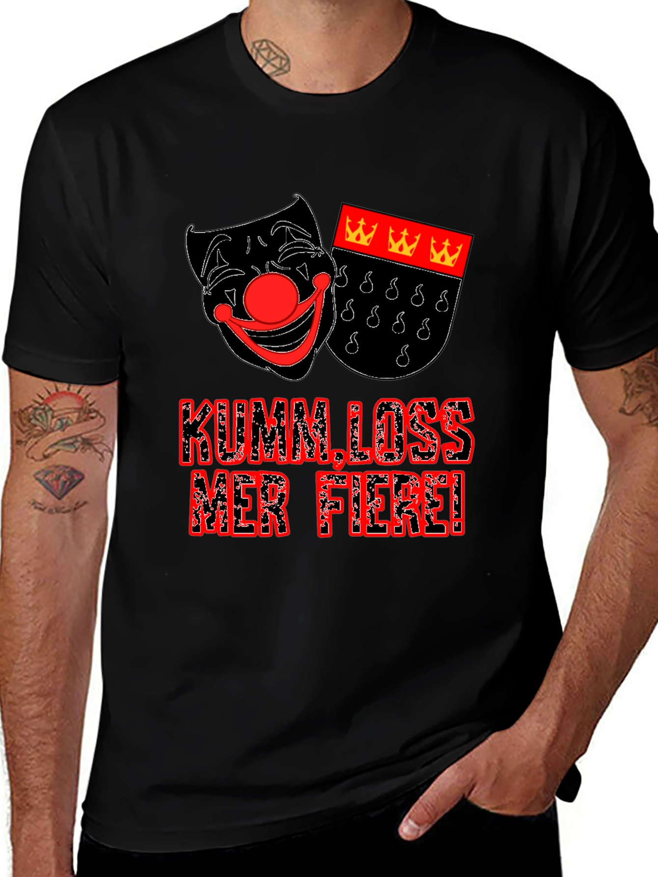 Variant 16 of Kumm Loss Mer Fiere! Carnival T-Shirt