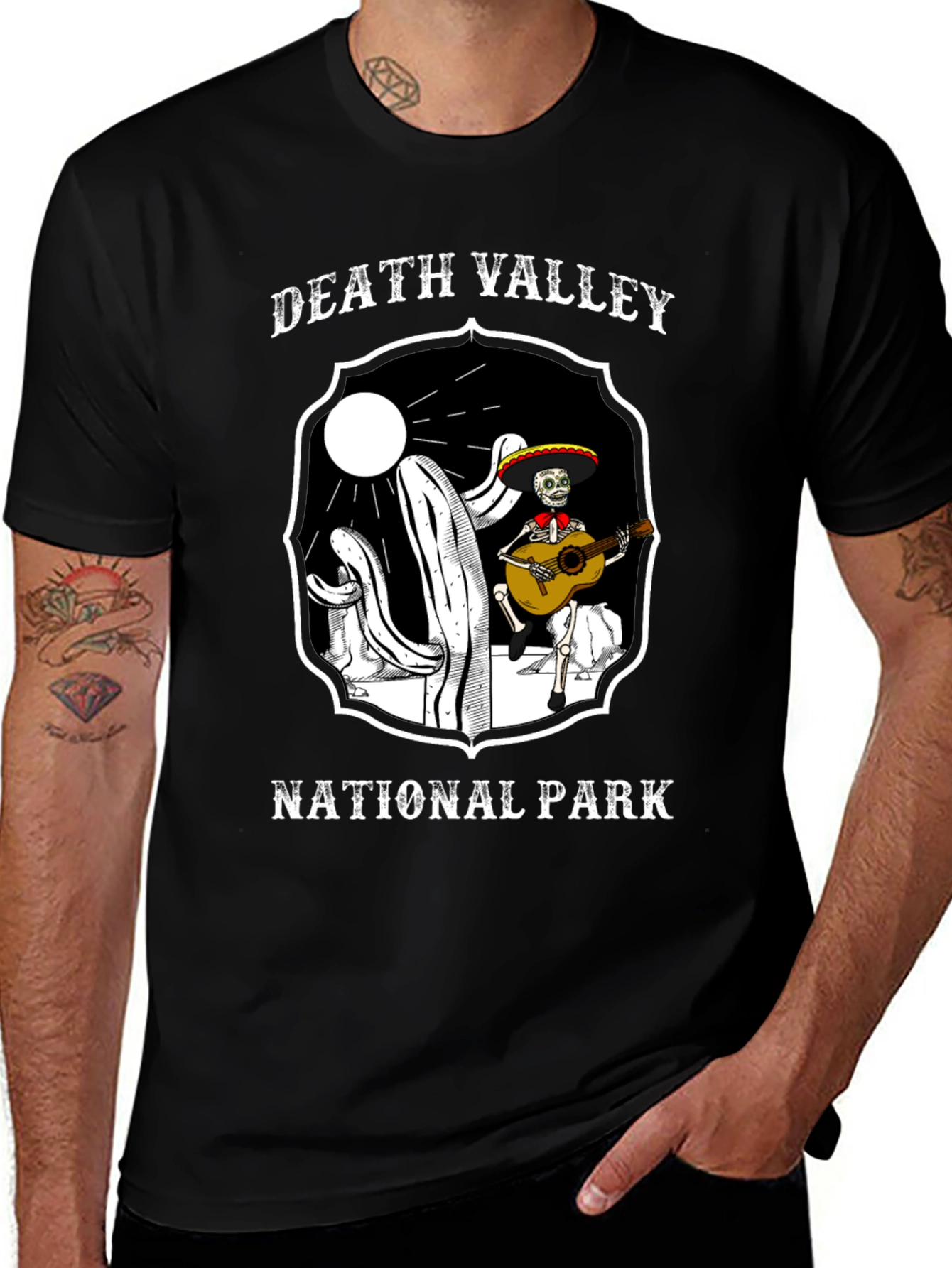 Death Valley National Park Skeleton Graphic Tee