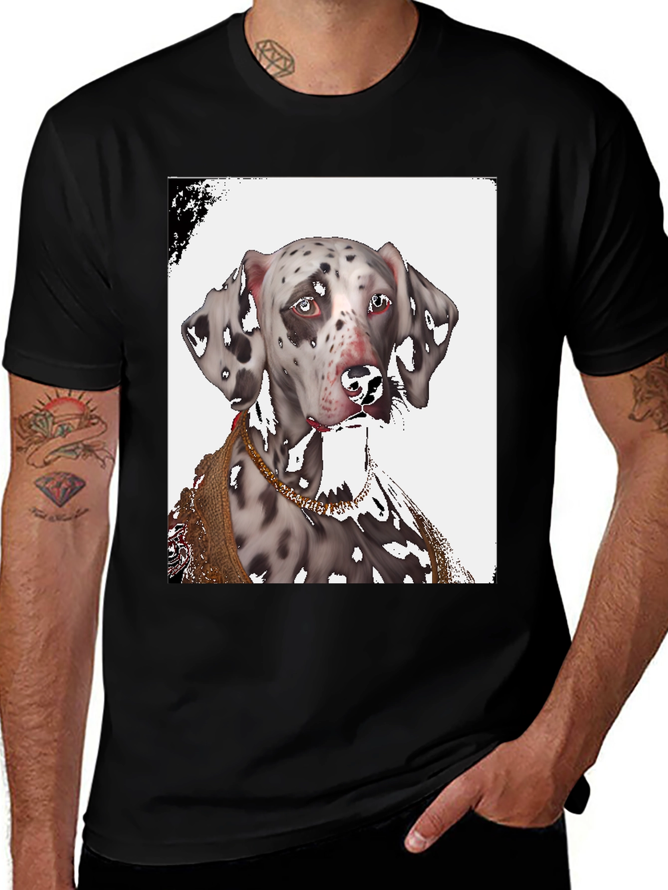 Variant 9 of Dalmatian Dog Graphic Print T-Shirt