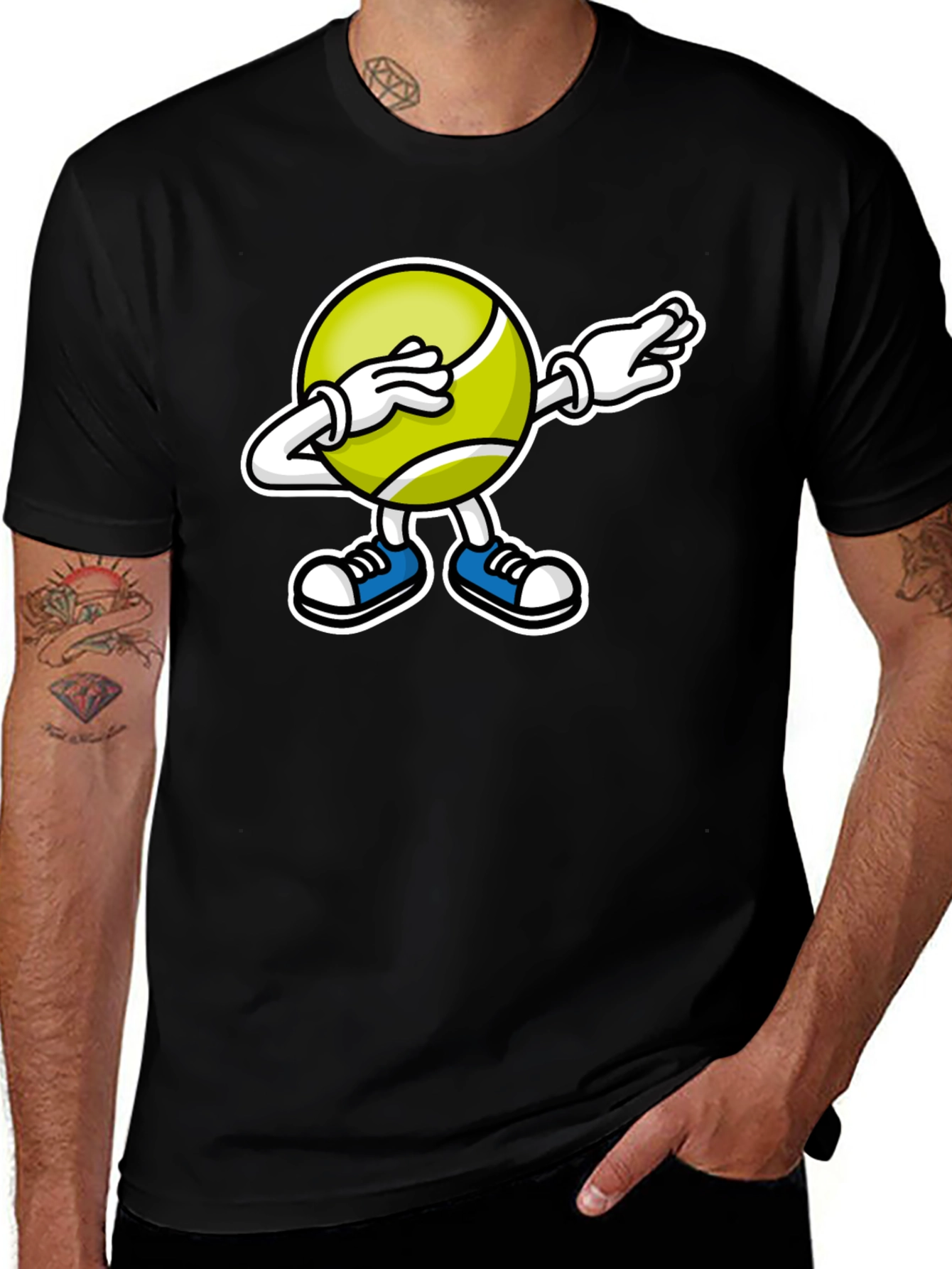 Variant 4 of Dabbing Tennis Ball T-Shirt