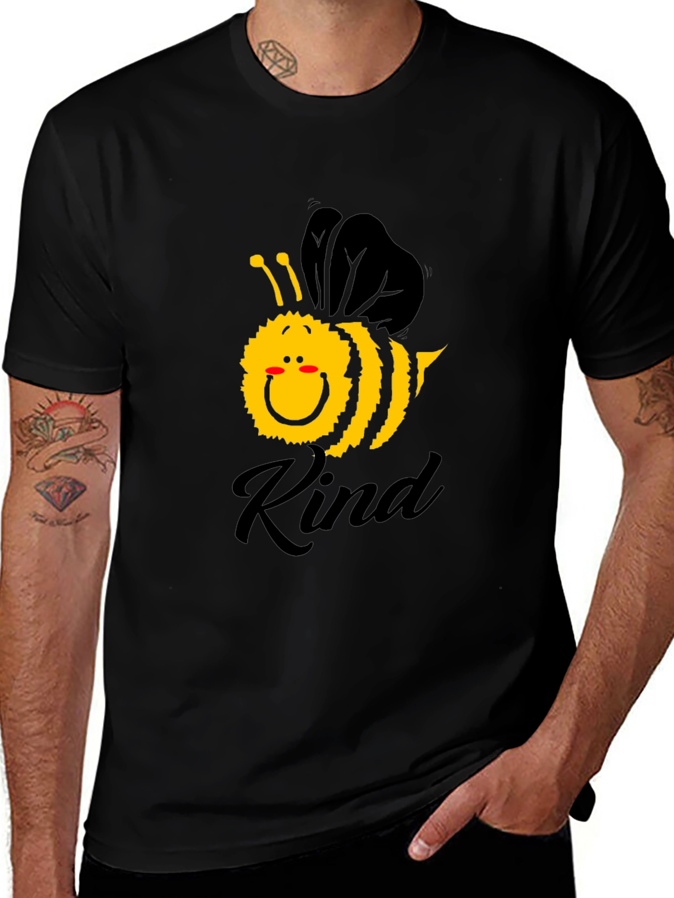 Variant 29 of Be Kind Bee T-Shirt - Cute Graphic Tee