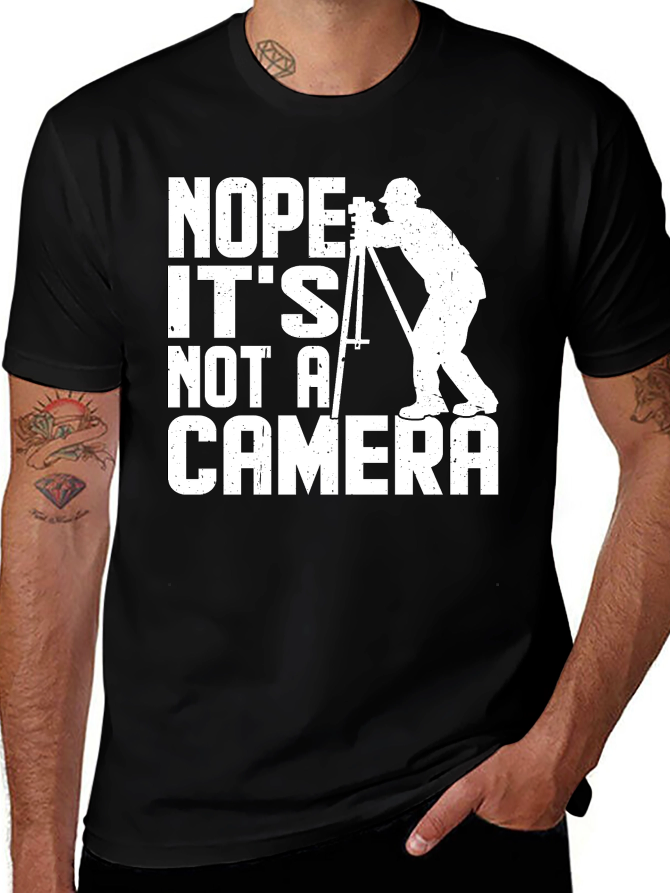 Variant 9 of Surveyor T-Shirt - It's Not a Camera Funny Tee
