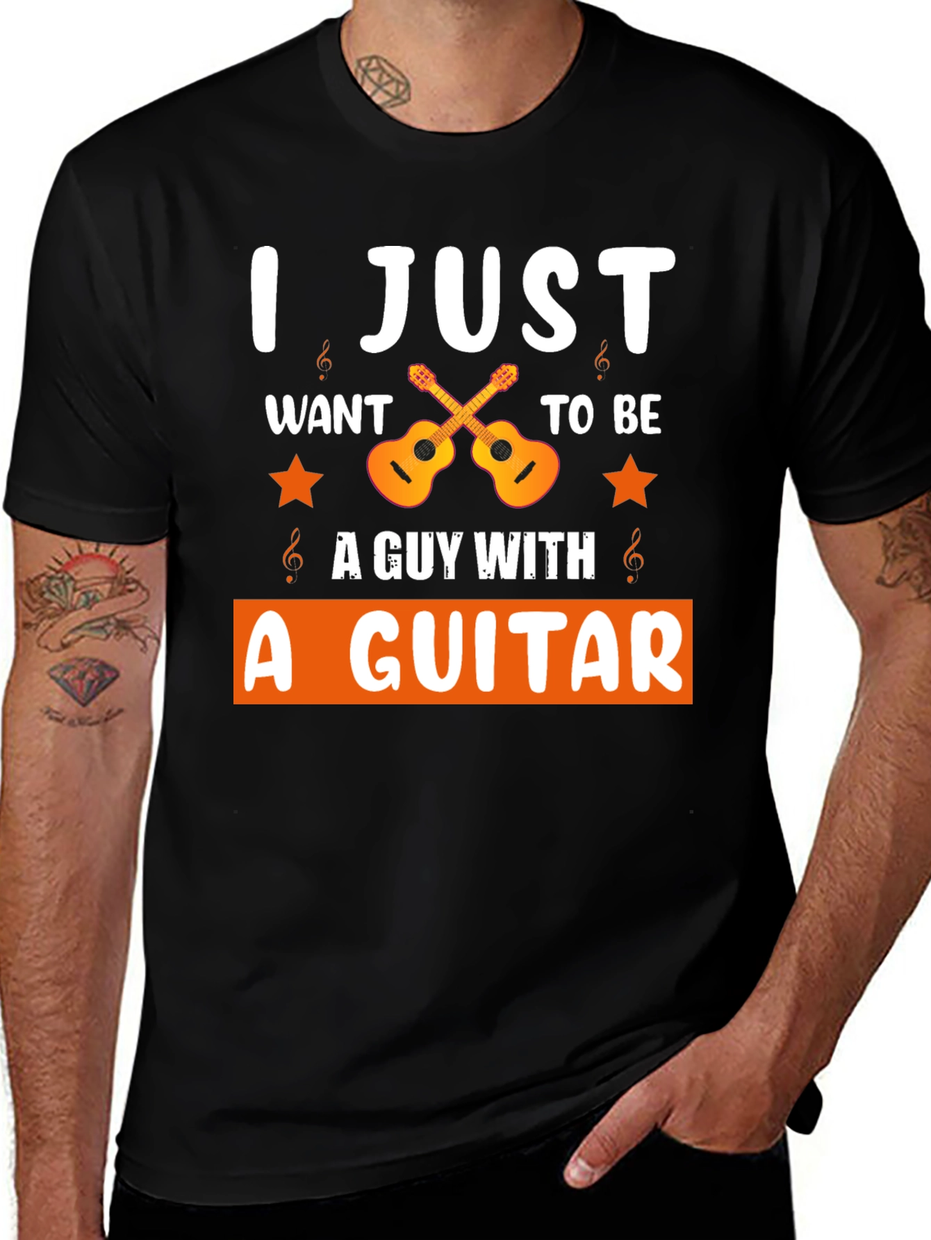 Variant 3 of I Just Want To Be A Guy With A Guitar T-Shirt
