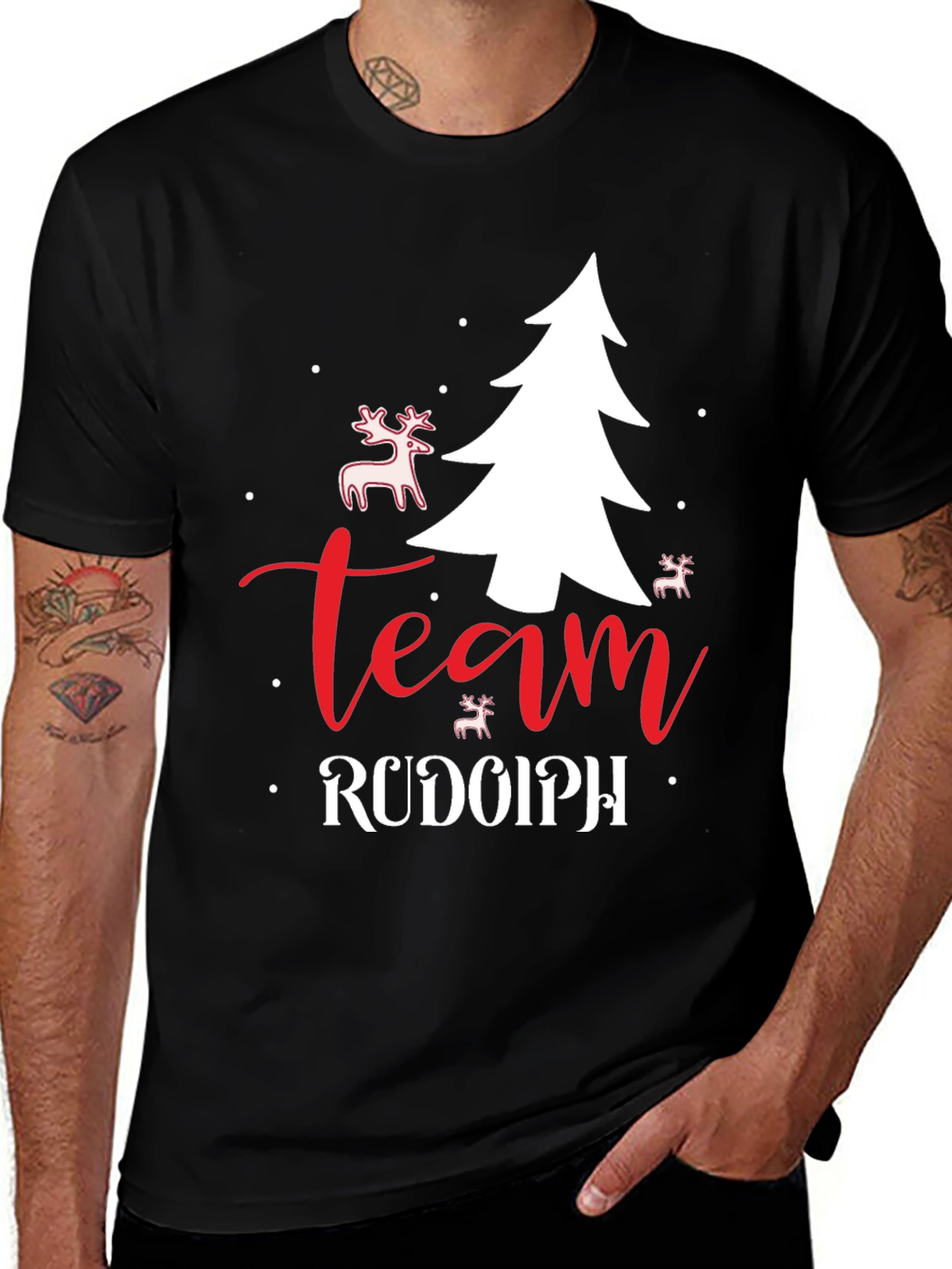 Team Rudolph Holiday Graphic Tee
