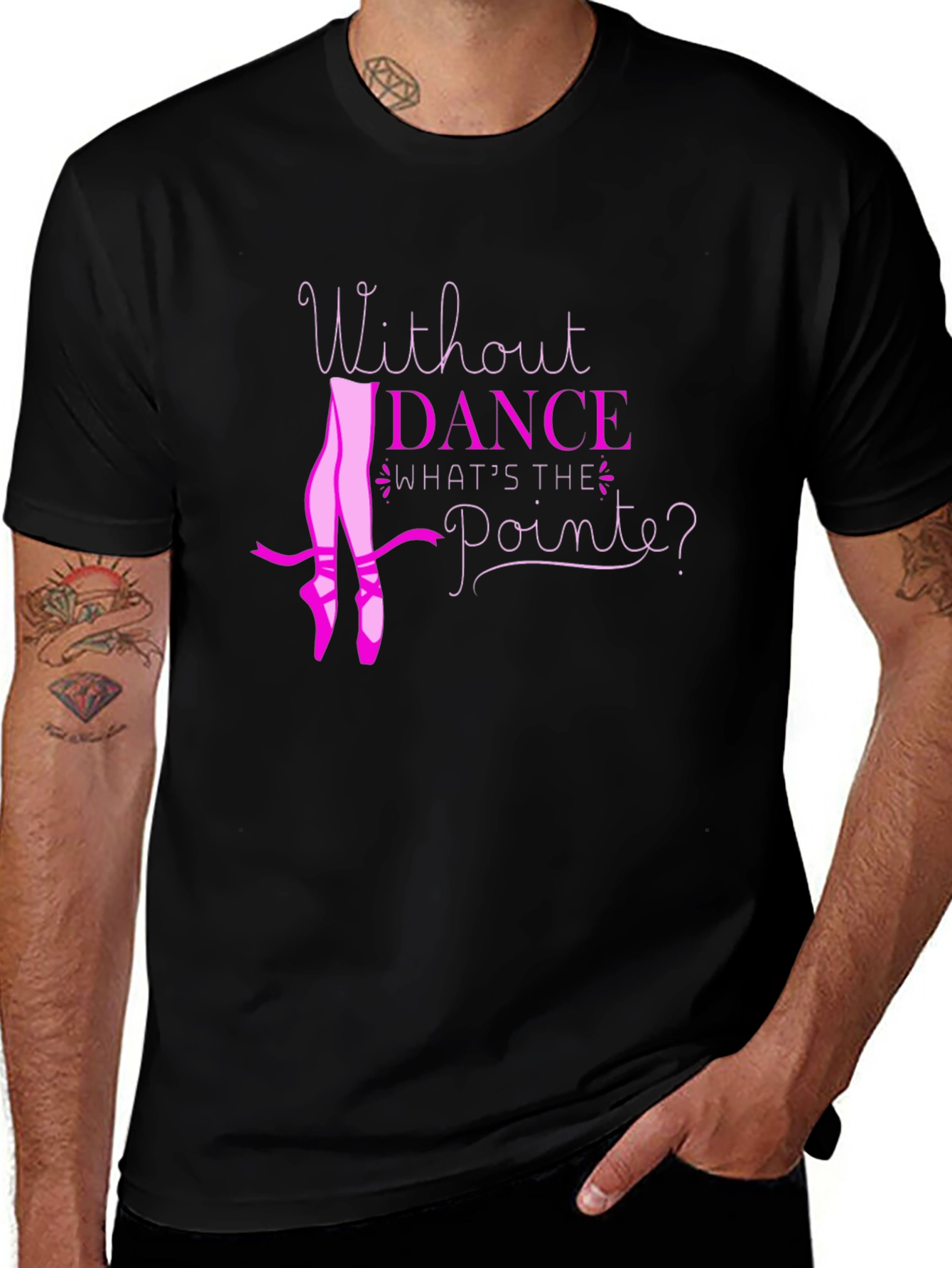 Variant 25 of Dance Pointe T-Shirt - Stylish Ballet Tee for Dancers