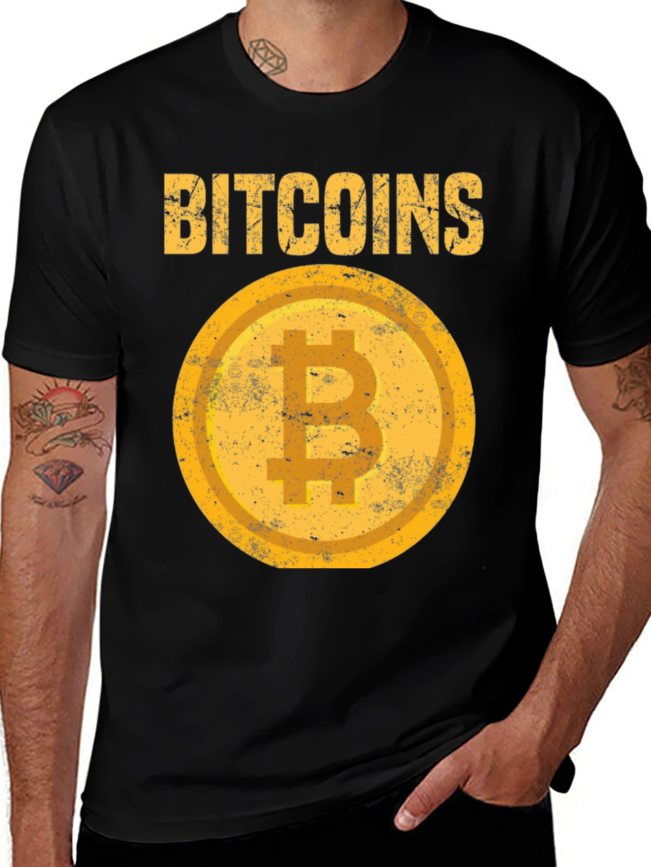 Variant 27 of Bitcoin Vintage Graphic Tee - Crypto Currency T-Shirt