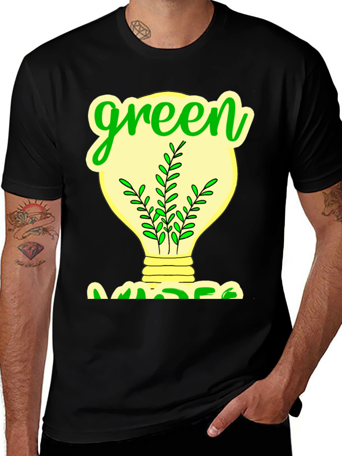 Eco-Friendly 'Green' Graphic T-Shirt