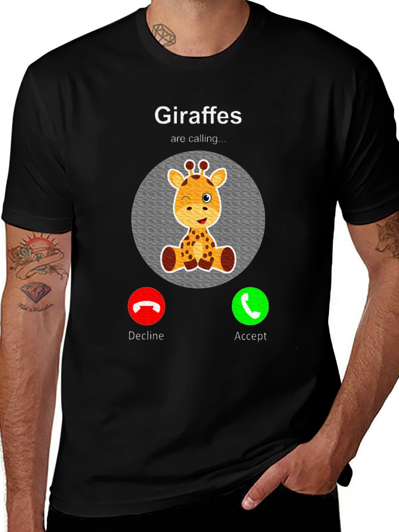Variant 24 of Giraffes Are Calling Funny T-Shirt