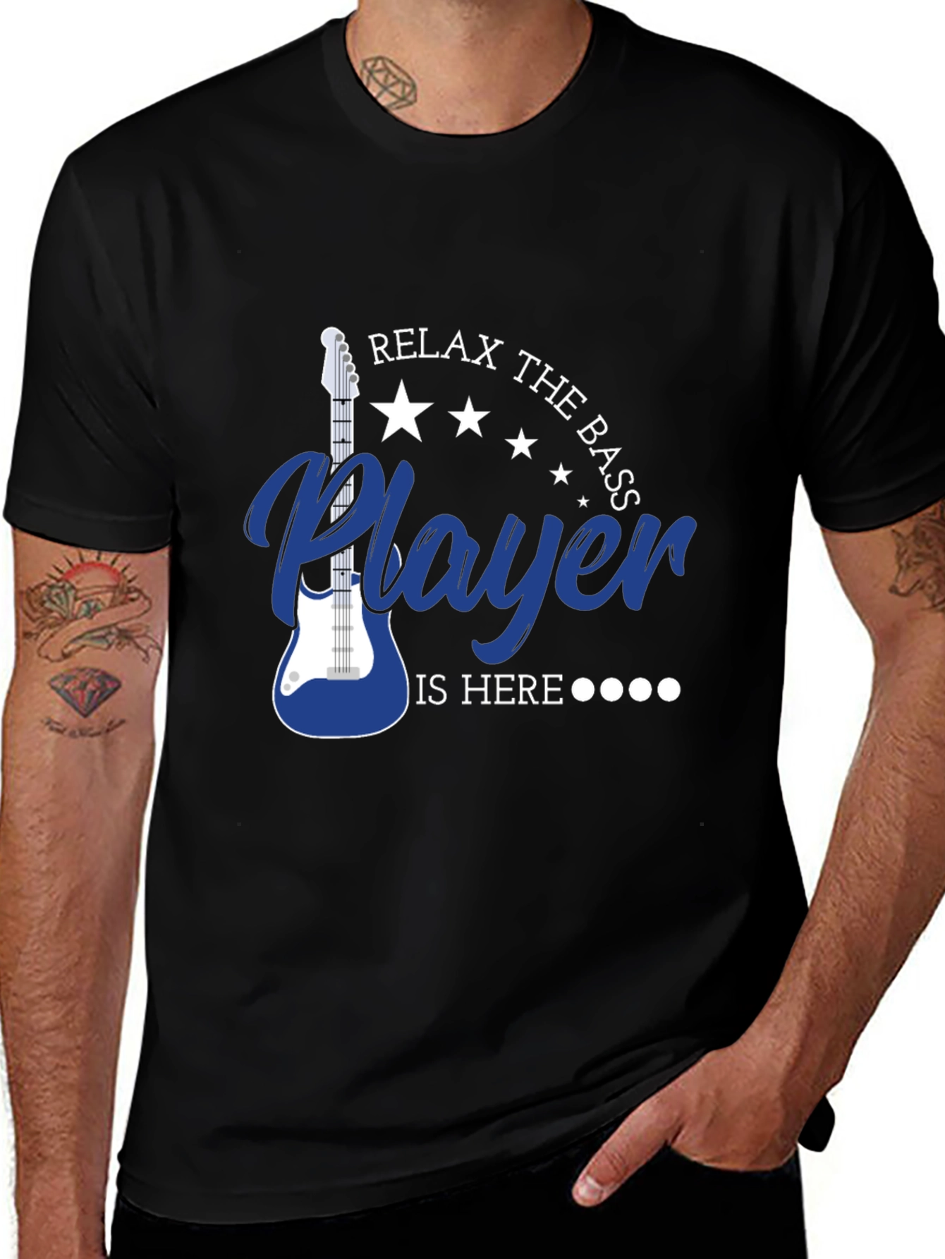 Relax The Bass Player T-Shirt - Music Lover Tee