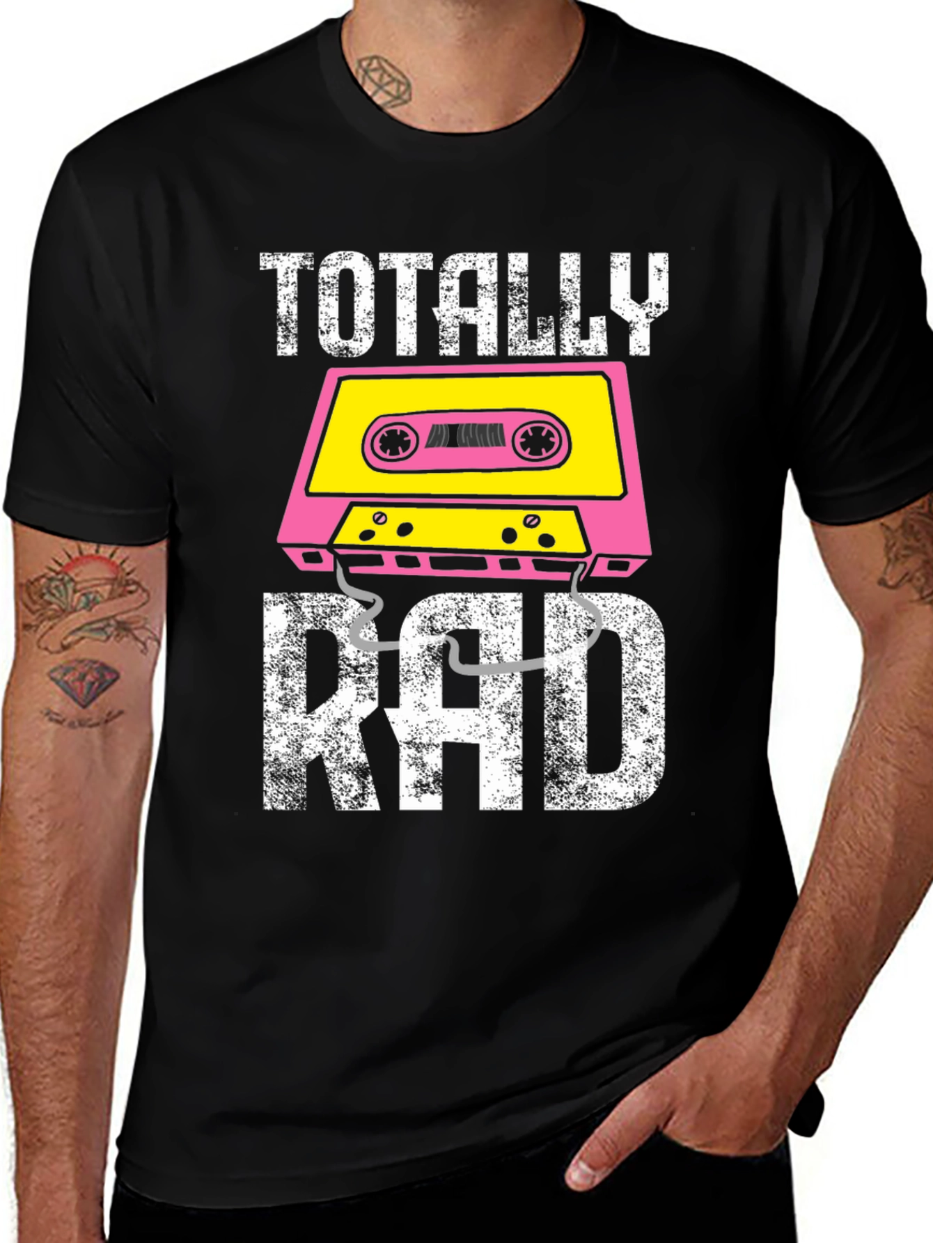 Variant 19 of Totally Rad Retro Cassette T-Shirt