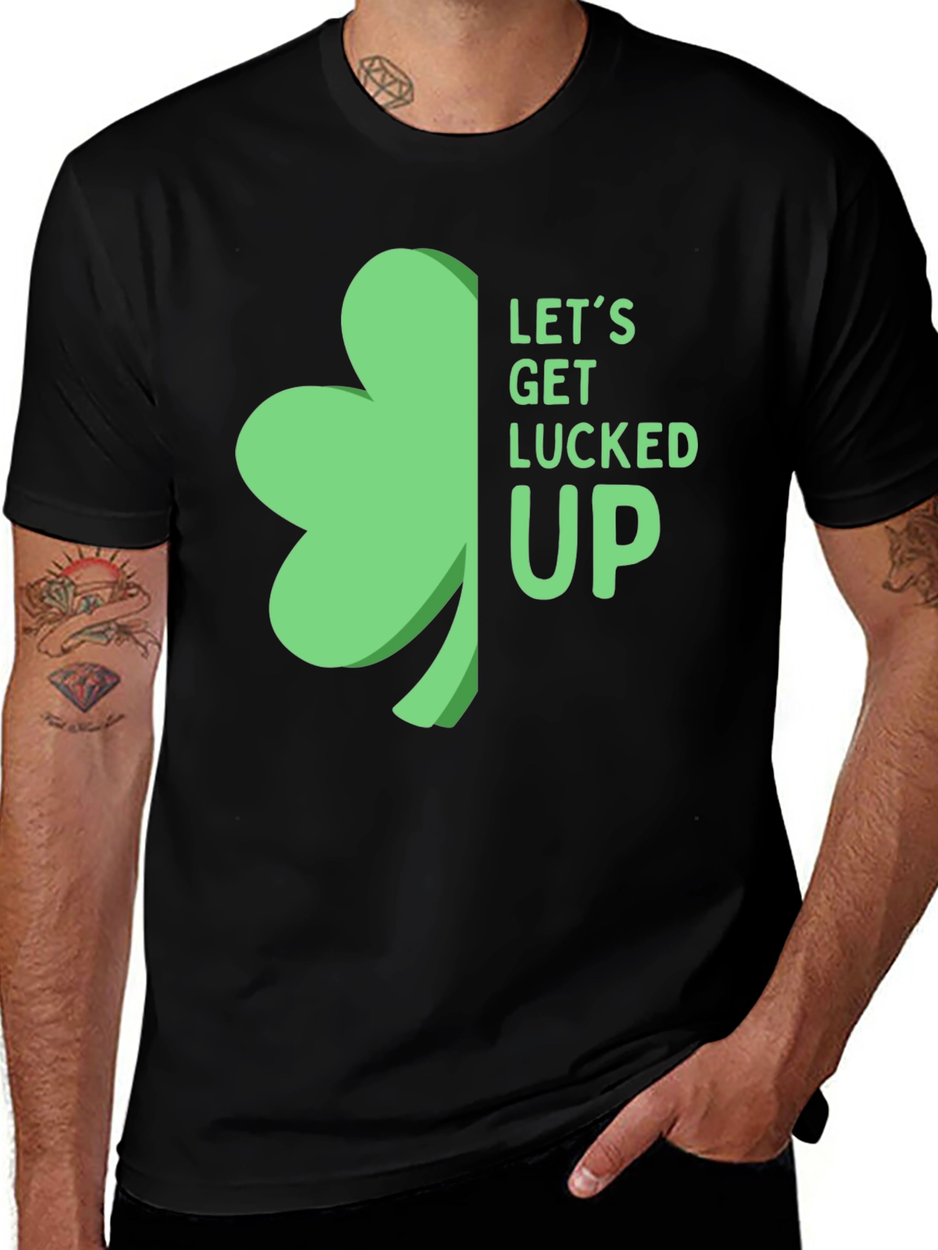 St. Patrick's Day Shamrock T-Shirt: Let's Get Lucked Up!