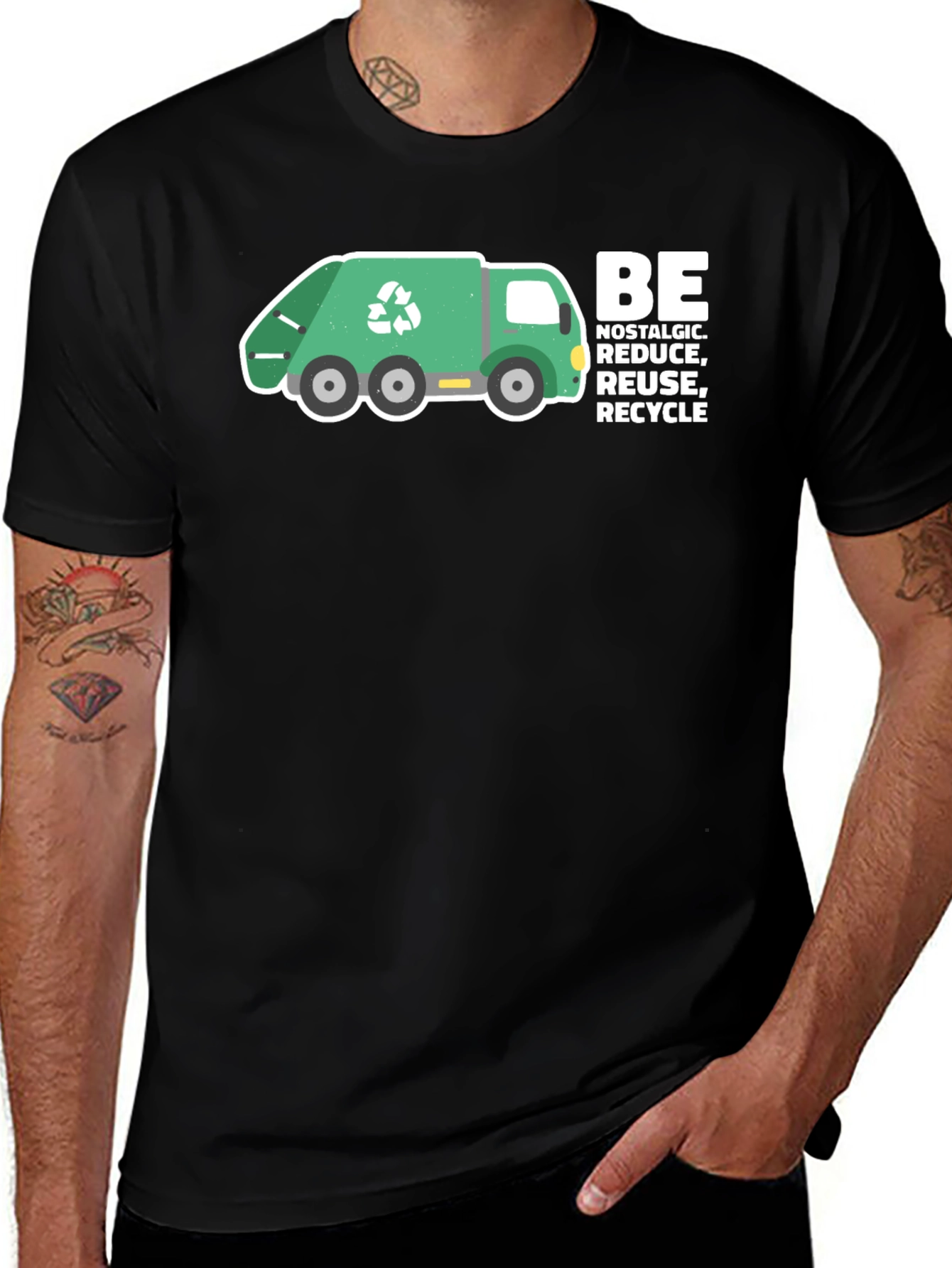Recycle Truck Graphic Tee - Nostalgic, Reduce, Reuse