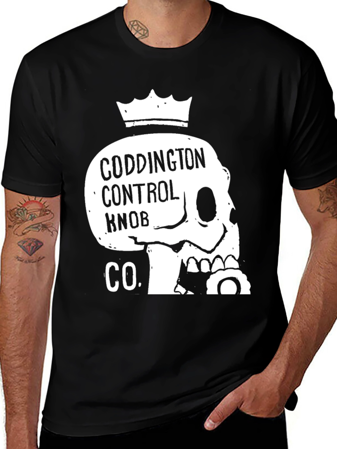 Variant 13 of Coddington Control Knob Co. Skull Crown Graphic Tee