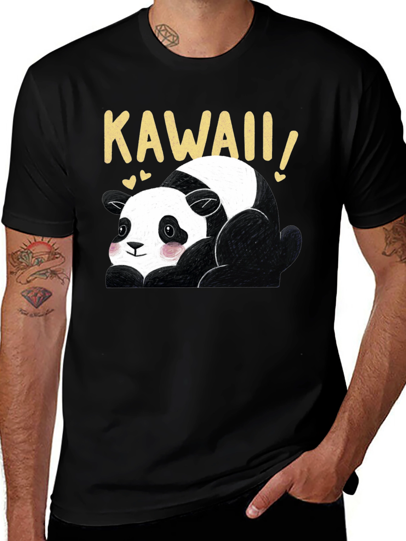 Variant 6 of Kawaii Panda Graphic Tee - Cute Bear T-Shirt