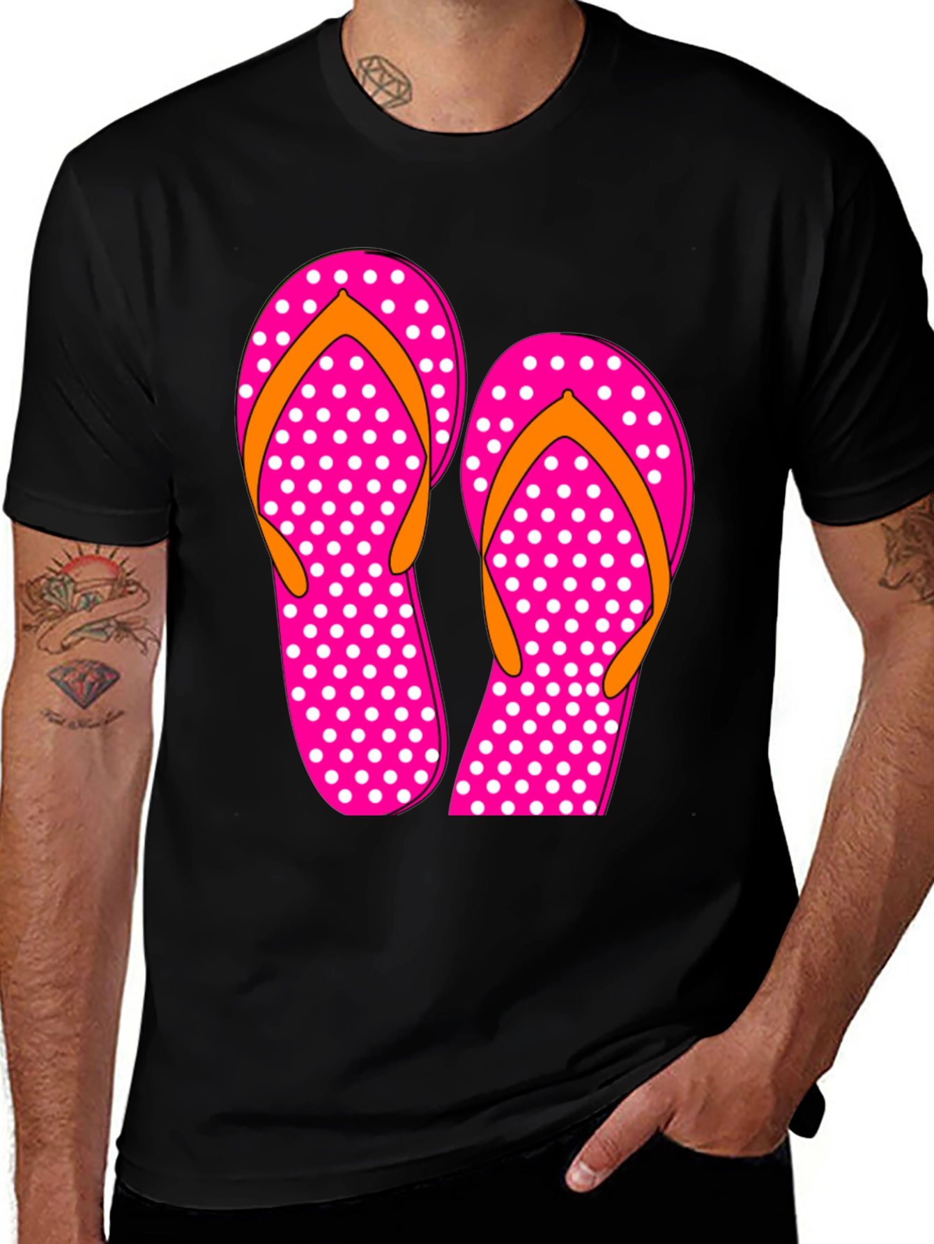 Variant 19 of Novelty Flip Flop Graphic Tee - Summer Ready