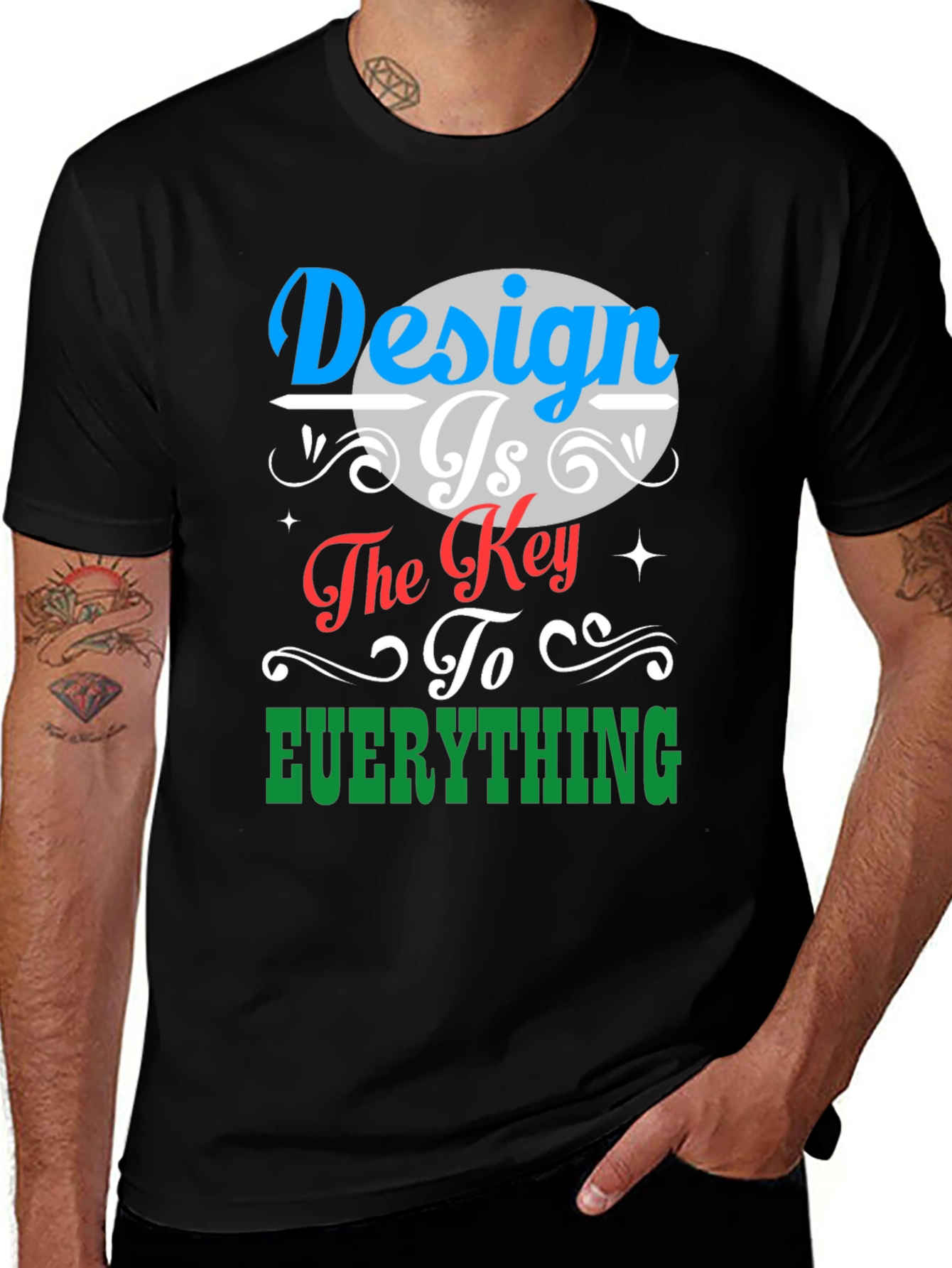 Variant 11 of Design is Key Graphic T-Shirt