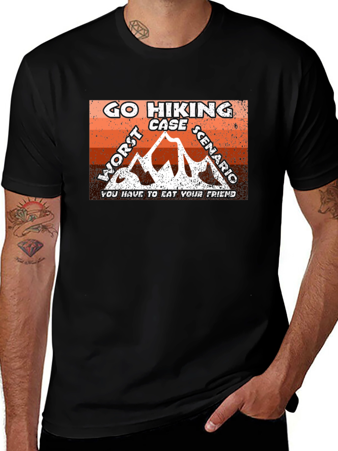 Go Hiking Worst Case Scenario T-Shirt
