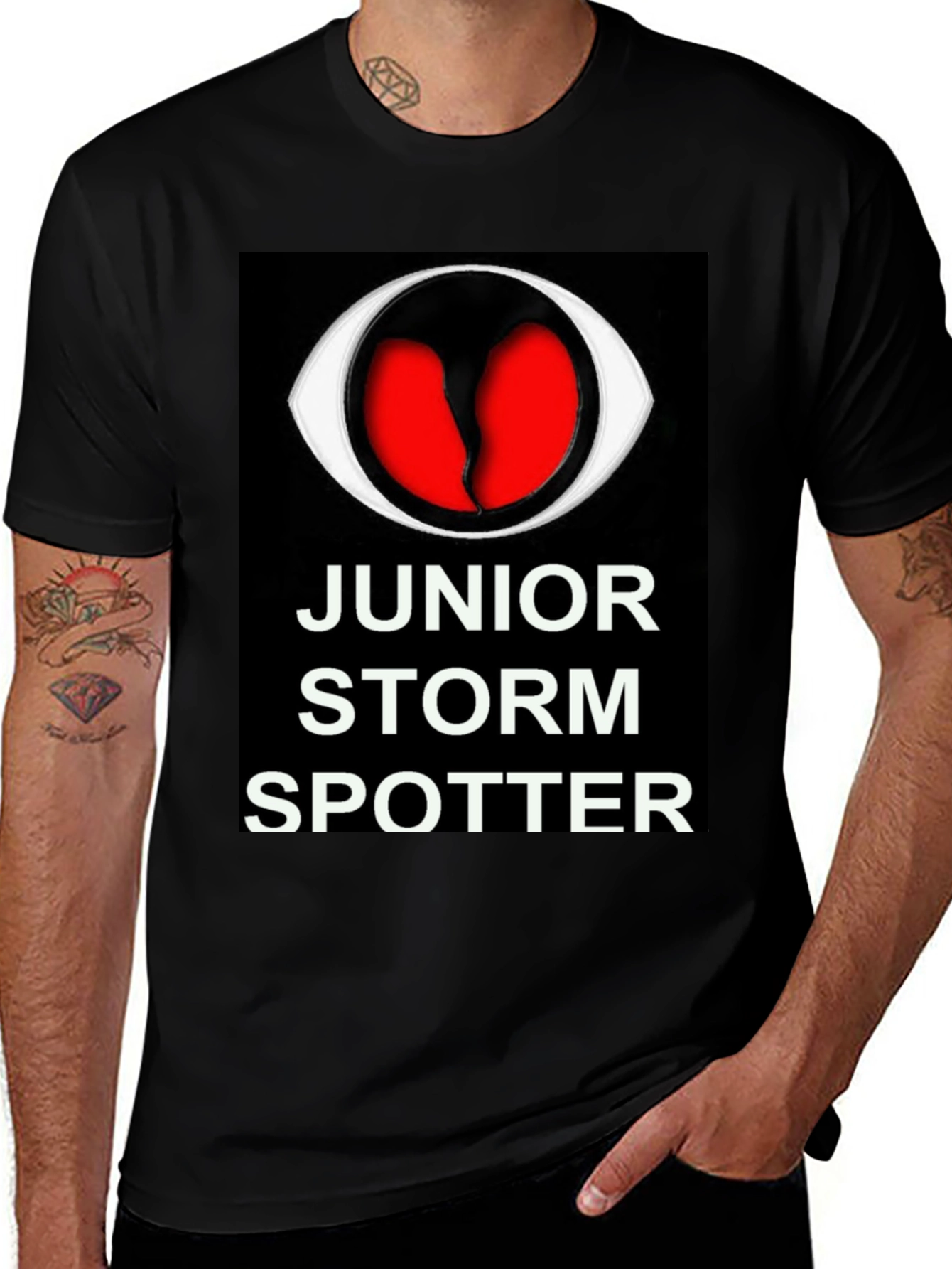 Variant 25 of Junior Storm Spotter T-Shirt - Weather Enthusiast Tee