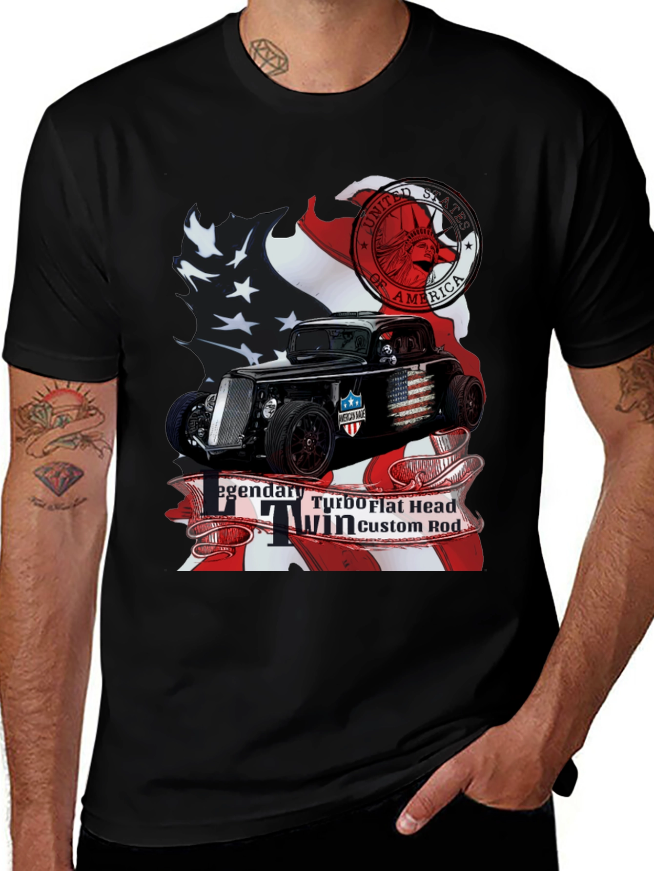 Variant 9 of American Muscle Car T-Shirt