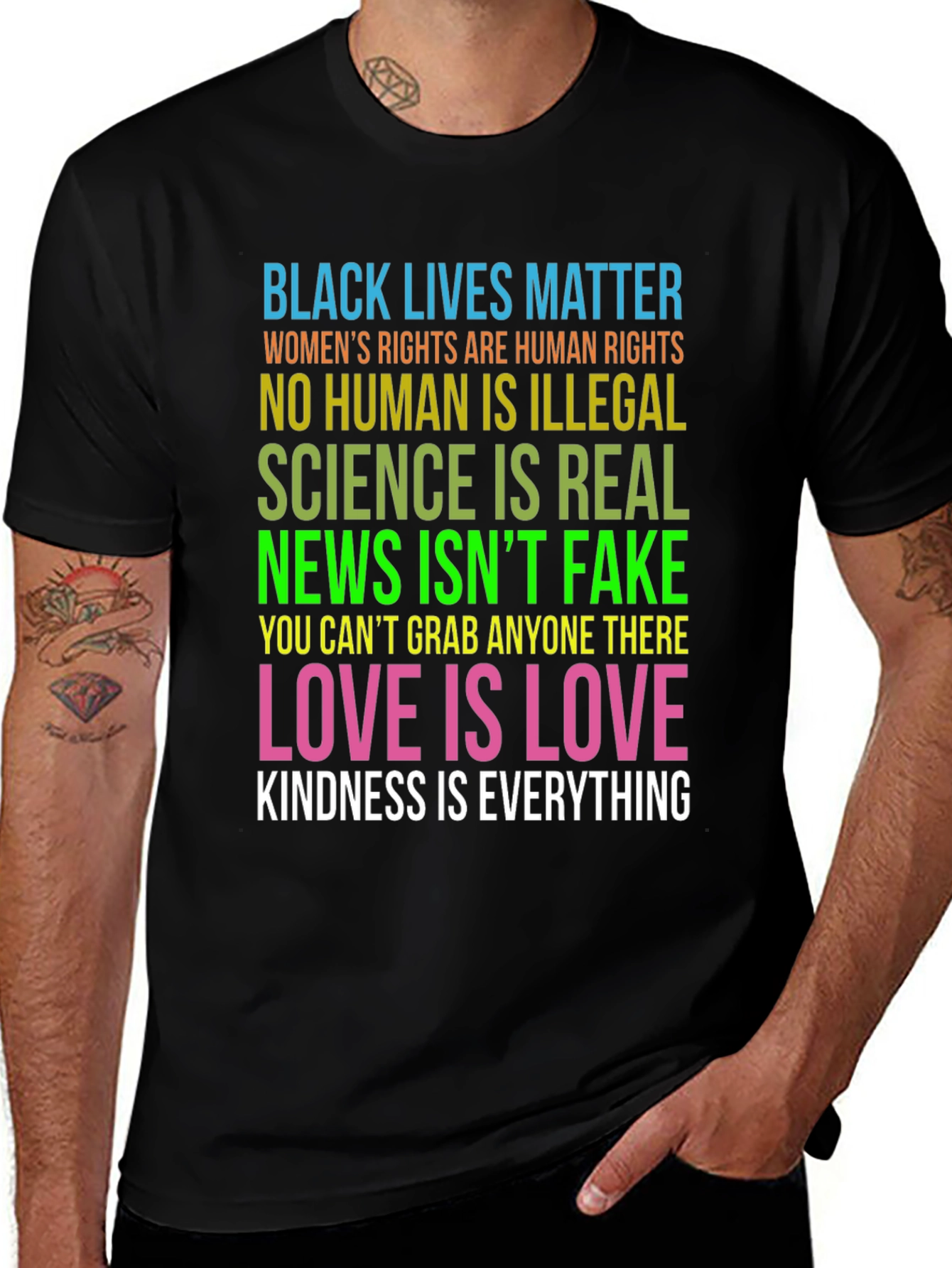 Variant 21 of Equality and Kindness T-Shirt